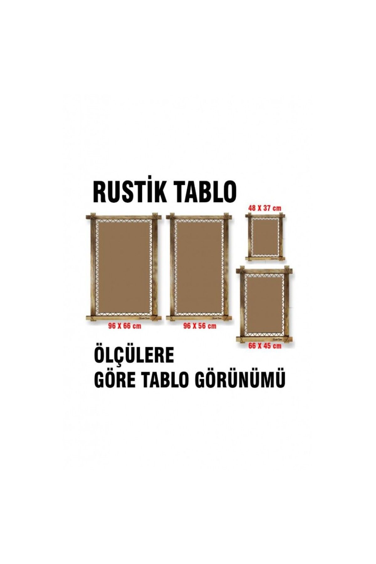 Hepta Collection Kanvas Soyut Kadın Led Işıklı Rustik Tablo