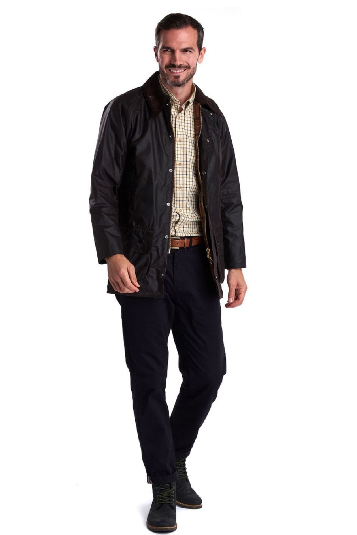 کاپشن مردانه راسته آستین استاندارد | باربور Barbour MWX0018-A84 - تصویر 3