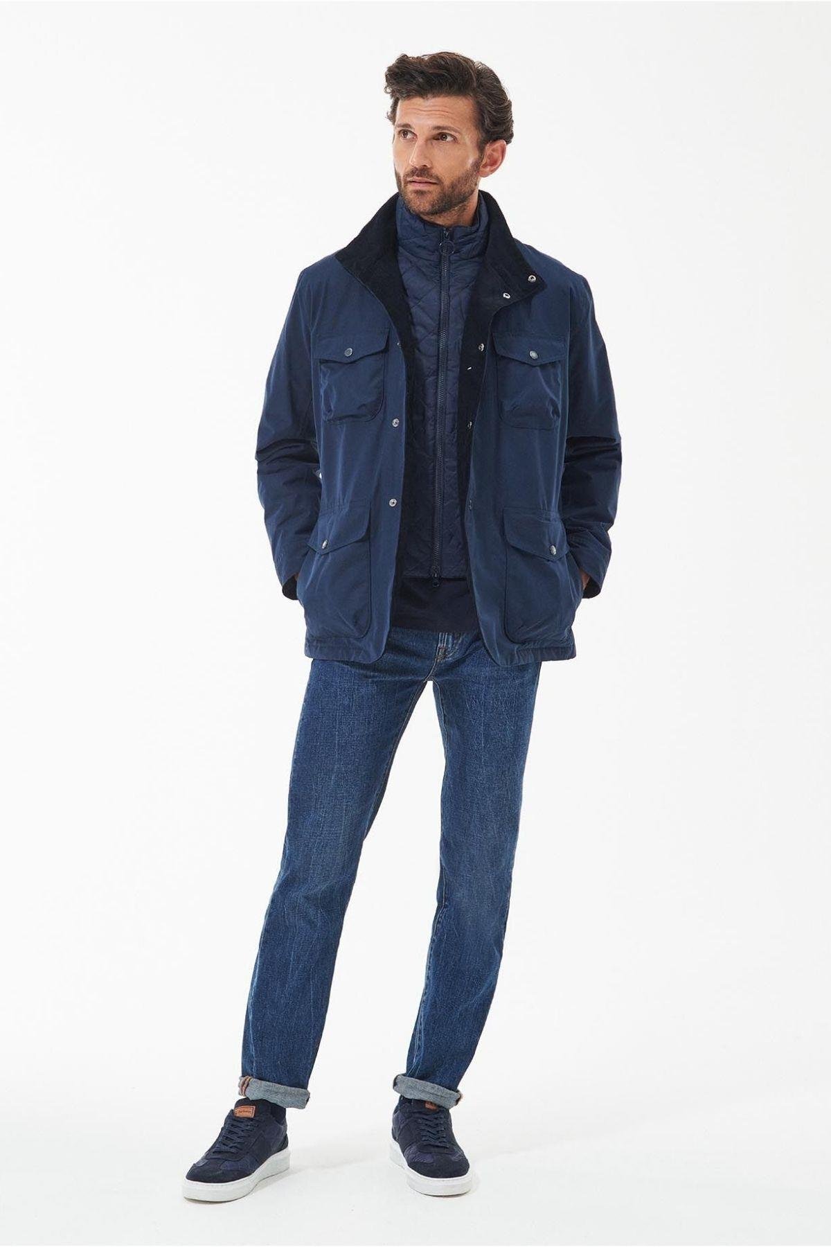 کت تک مردانه راسته آستین بلند | باربور Barbour MWB1086-697 - تصویر 3