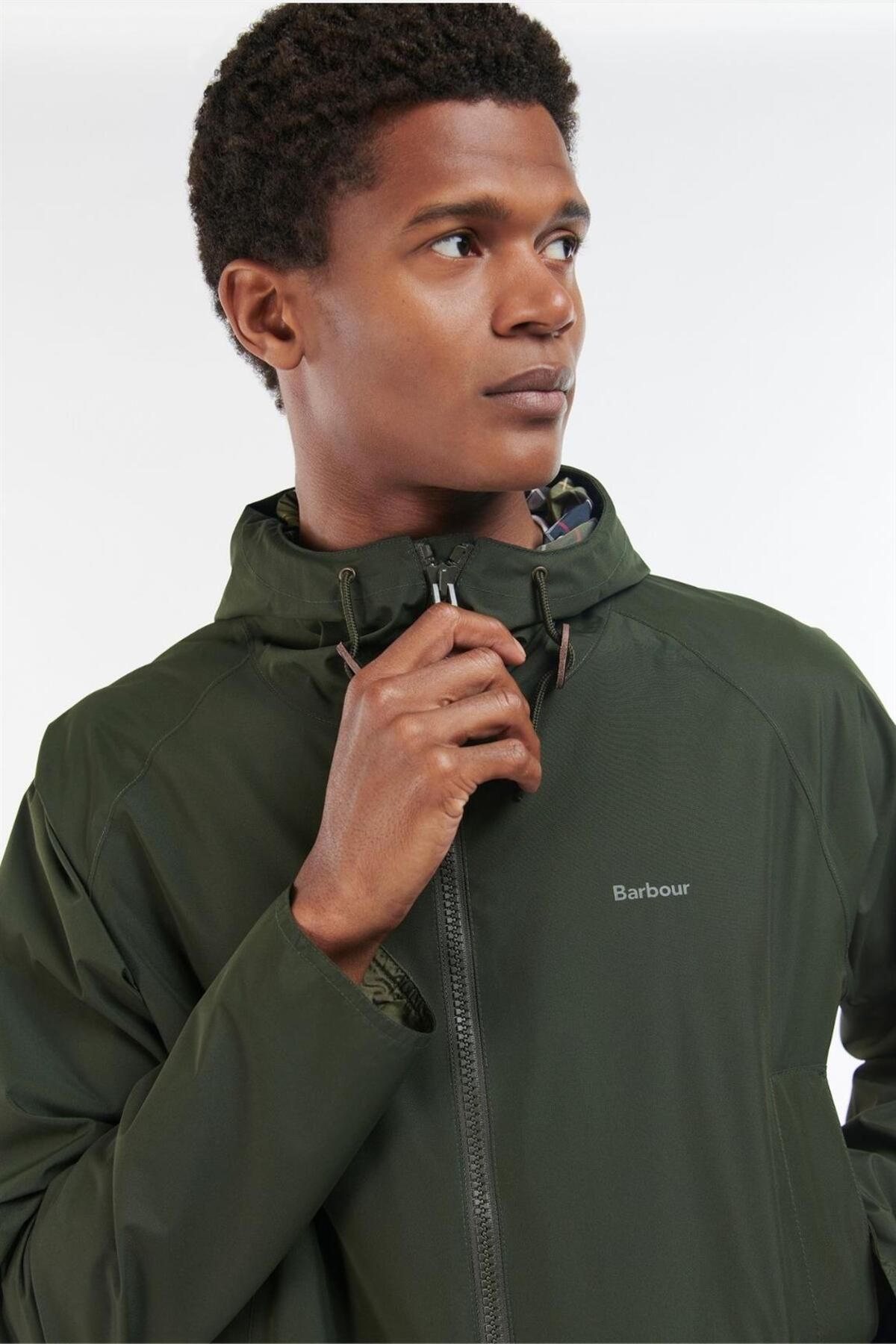 کاپشن سبز مردانه ژاکت SG71 SAGE اورجینال Barbour