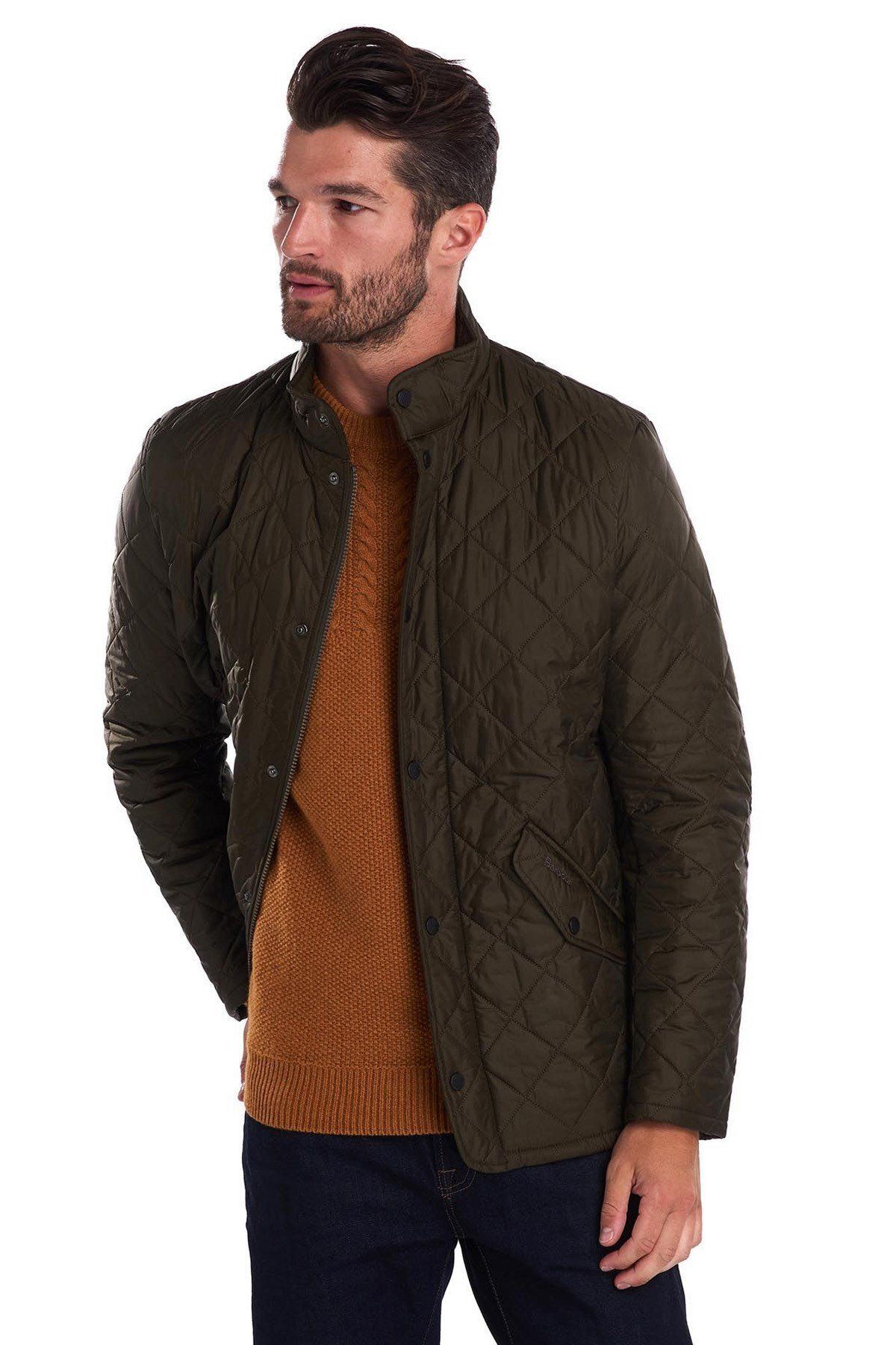 کت سبز مردانه جلیقه چلسی وزن OL52 زیتون Barbour