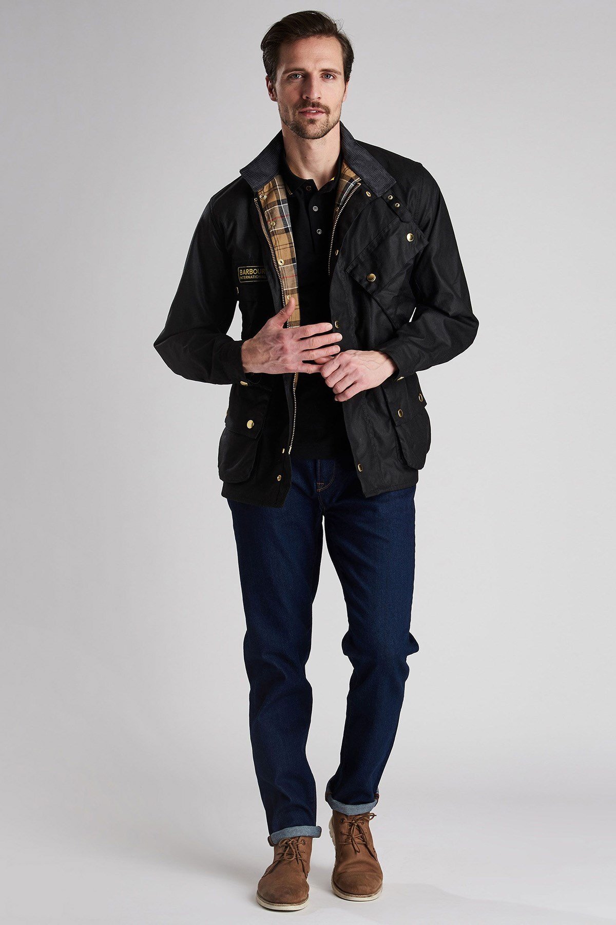 کت تک مردانه راسته | باربور Barbour MWX0004-104 - تصویر 3