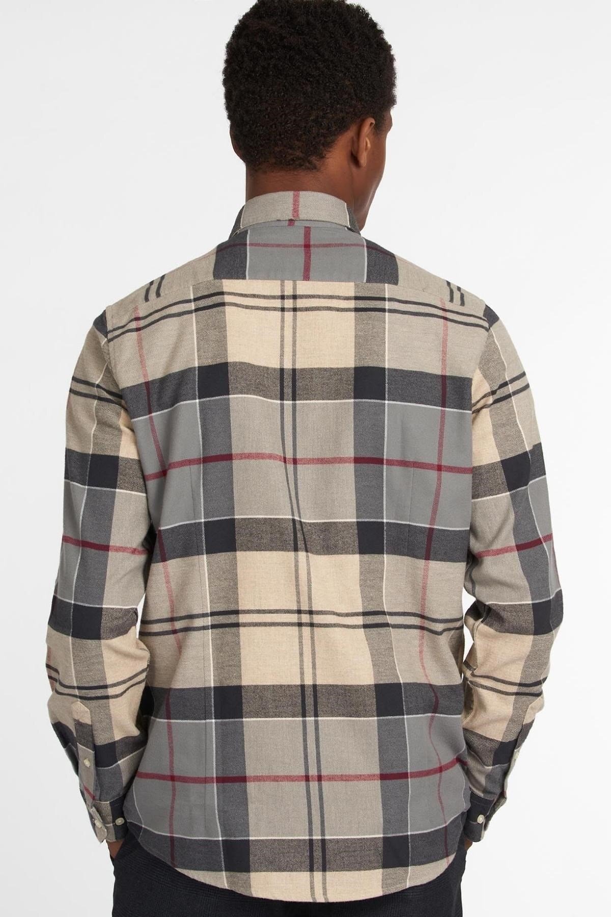 پیراهن مردانه راسته آستین بلند | باربور Barbour MSH4990-TN3 - تصویر 4
