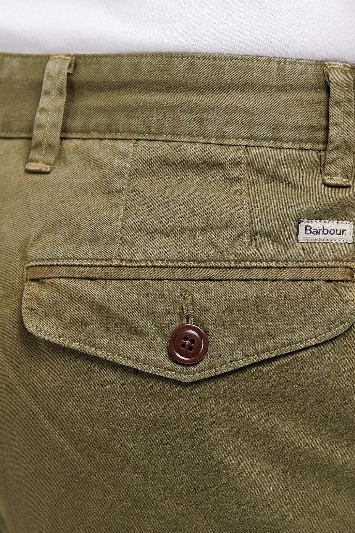 شلوارک مردانه راسته فاق نرمال | باربور Barbour MST0006-GN61 - تصویر 5