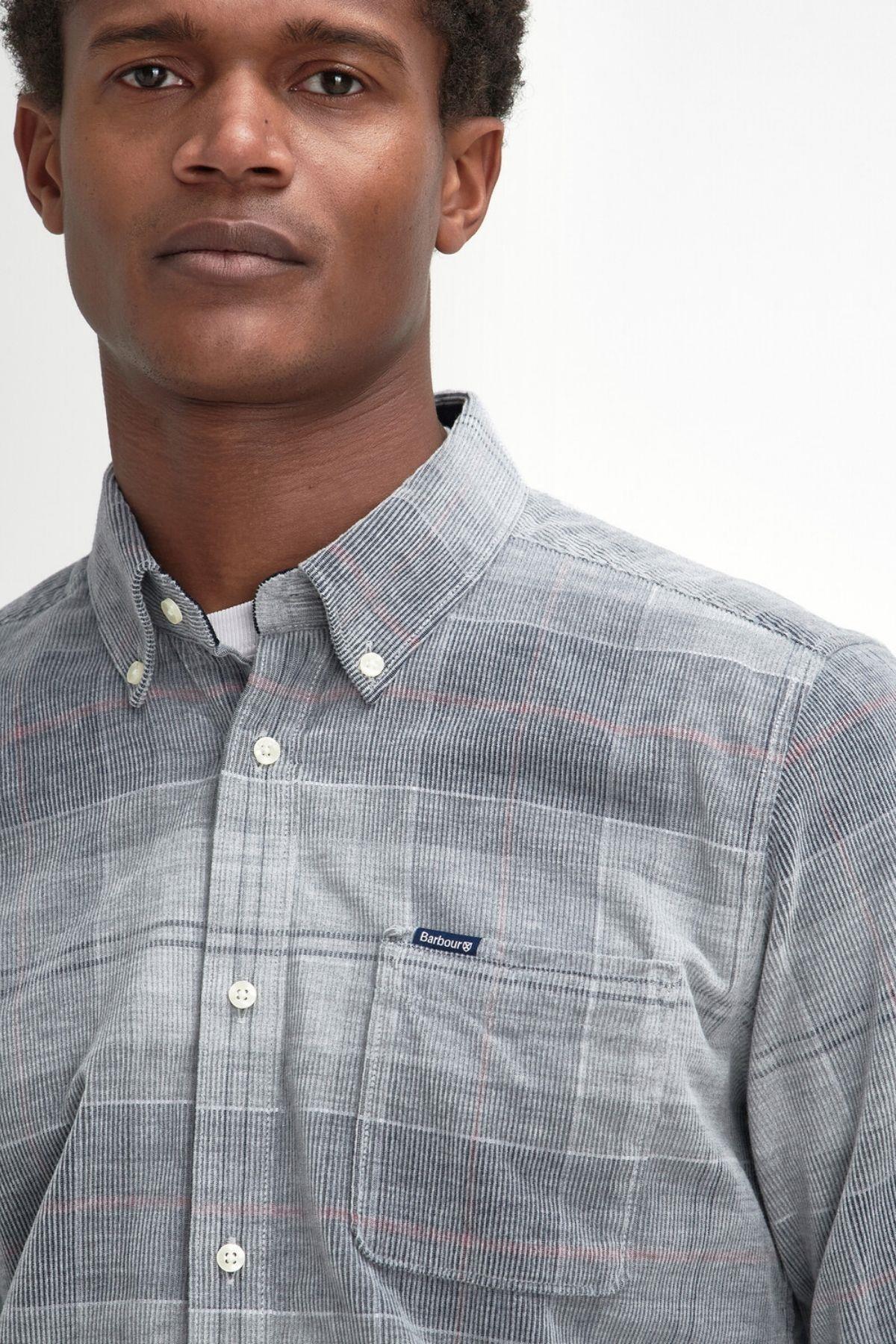 پیراهن مردانه شطرنجی آستین بلند | باربور Barbour MSH4986-T21 - تصویر 4