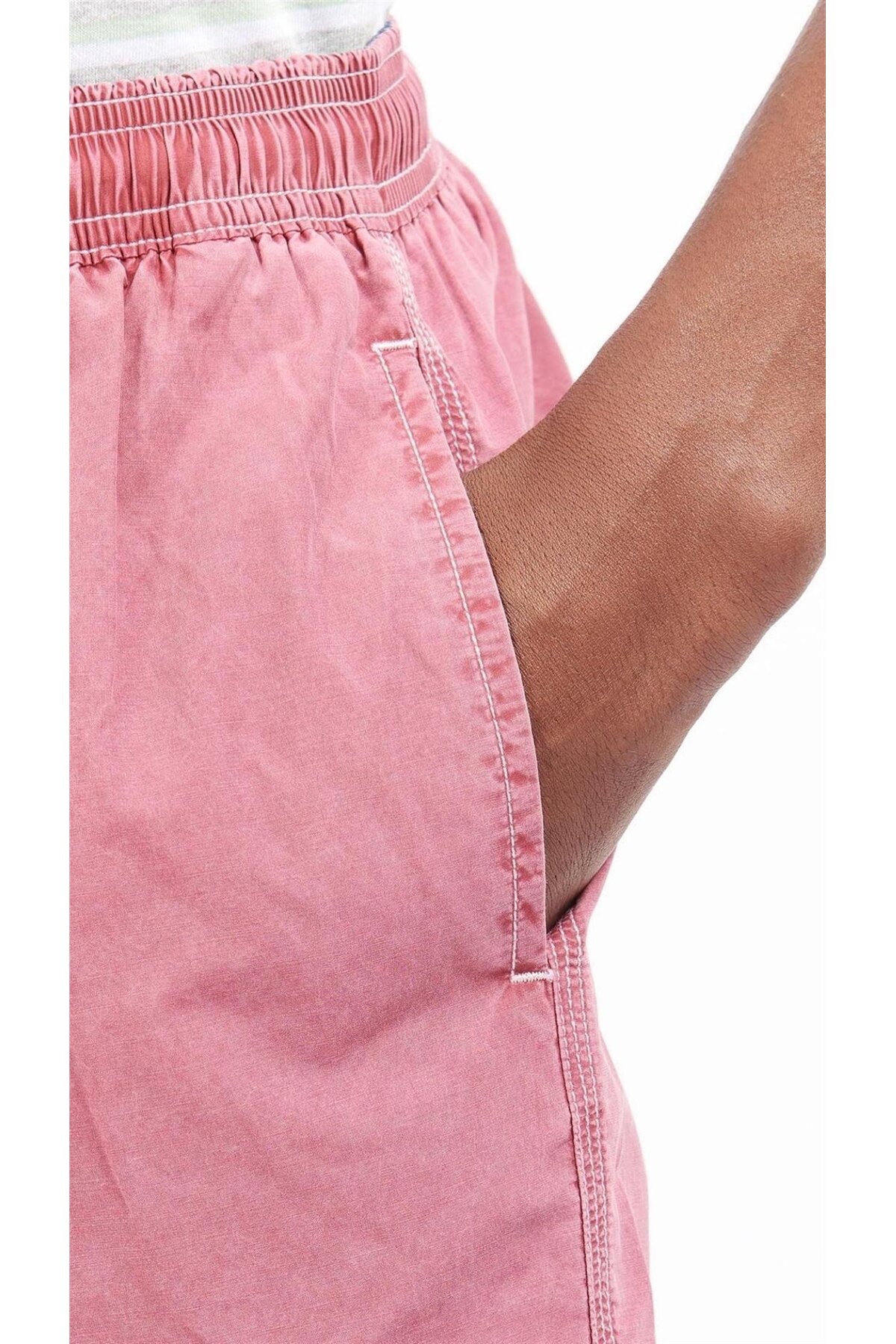 شورت شنا مردانه راسته فاق نرمال | باربور Barbour MSW0018-YE8 - تصویر 5