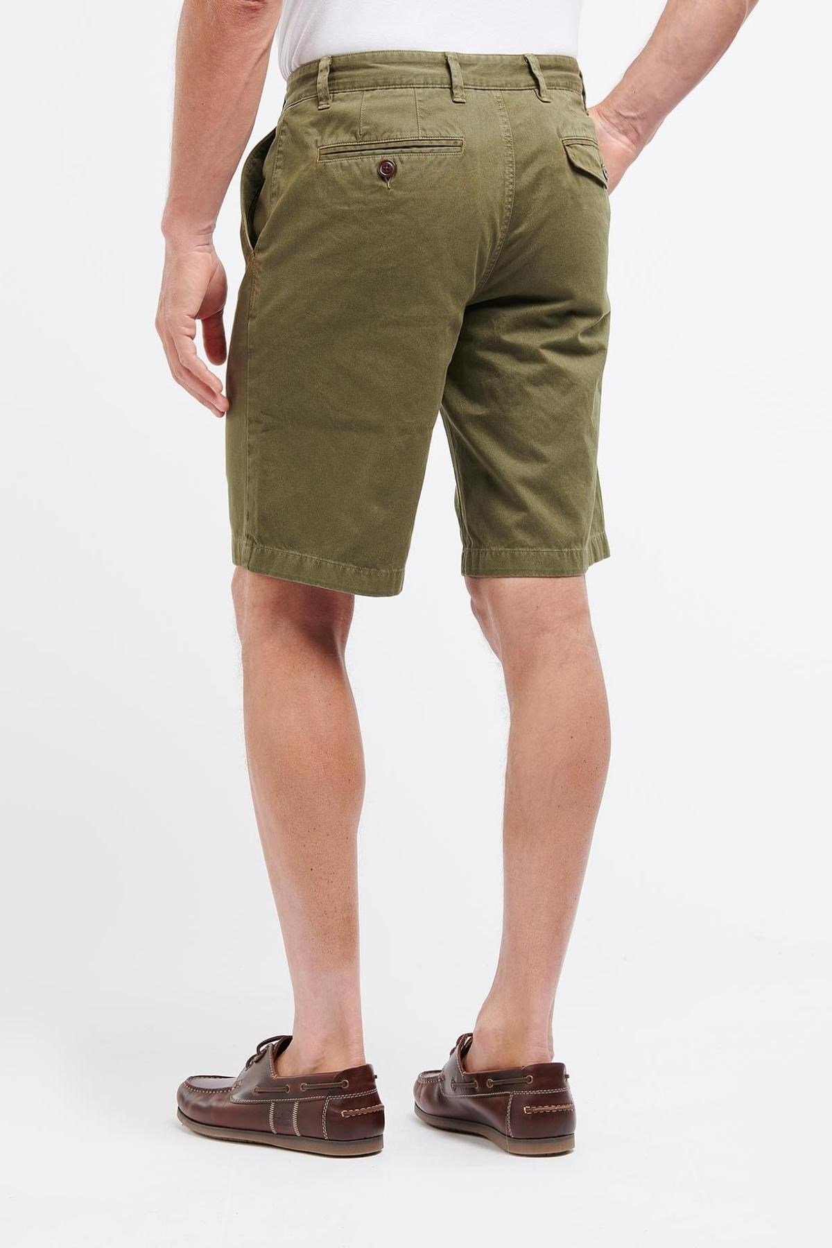 شلوارک مردانه راسته فاق نرمال | باربور Barbour MST0006-GN61 - تصویر 4