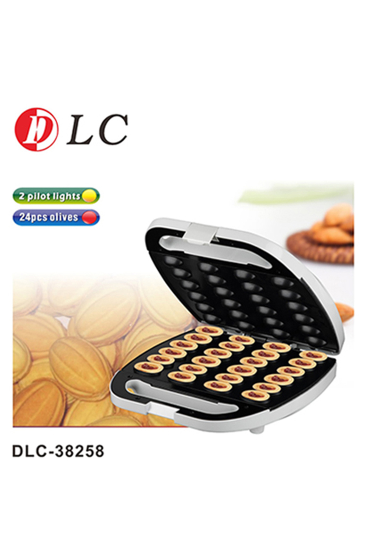 ماكينة صنع بسكويت الجوز 24 قطعة