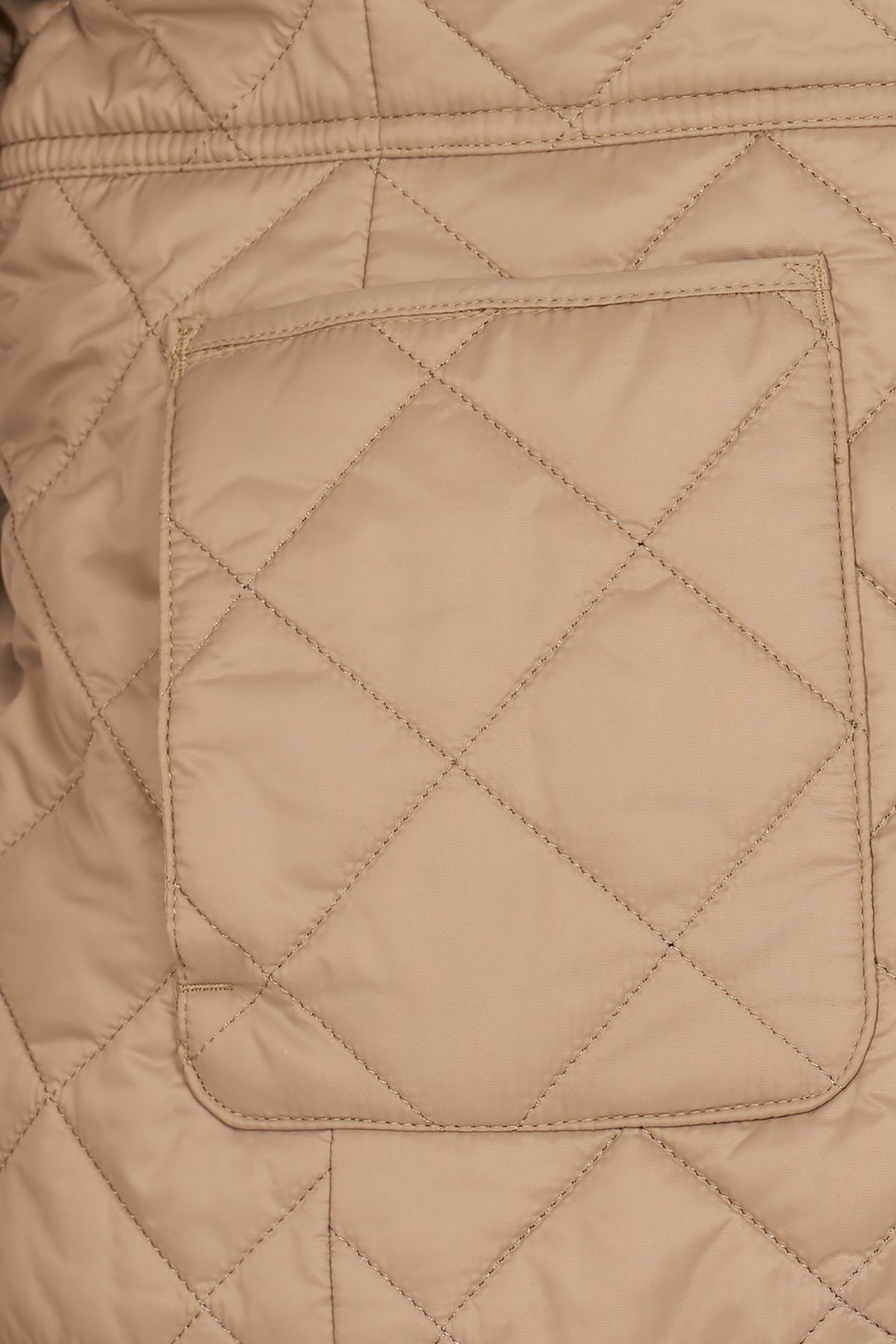 Barbour  Deveron Kapitone Ceket BE34 Lt Trench - Görsel 8