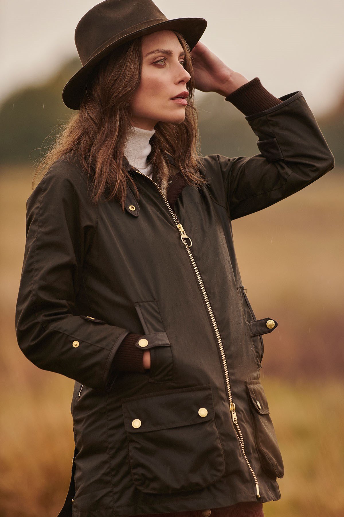 کلاه لبه دار زنانه | باربور Barbour TYC00208525152 - تصویر 2