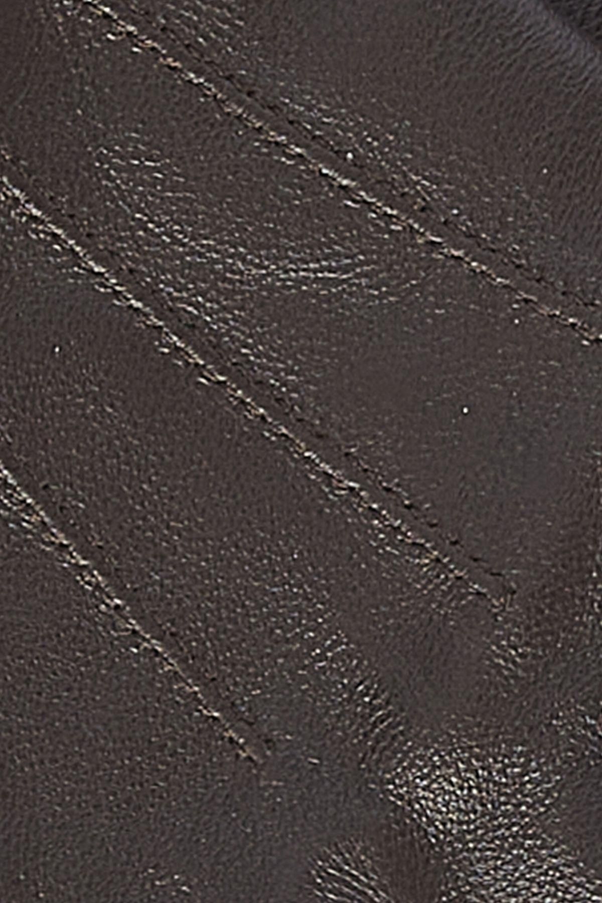 دستکش چند رنگ زنانه چرمی خز مصنوعی BR71 MIN. Barbour