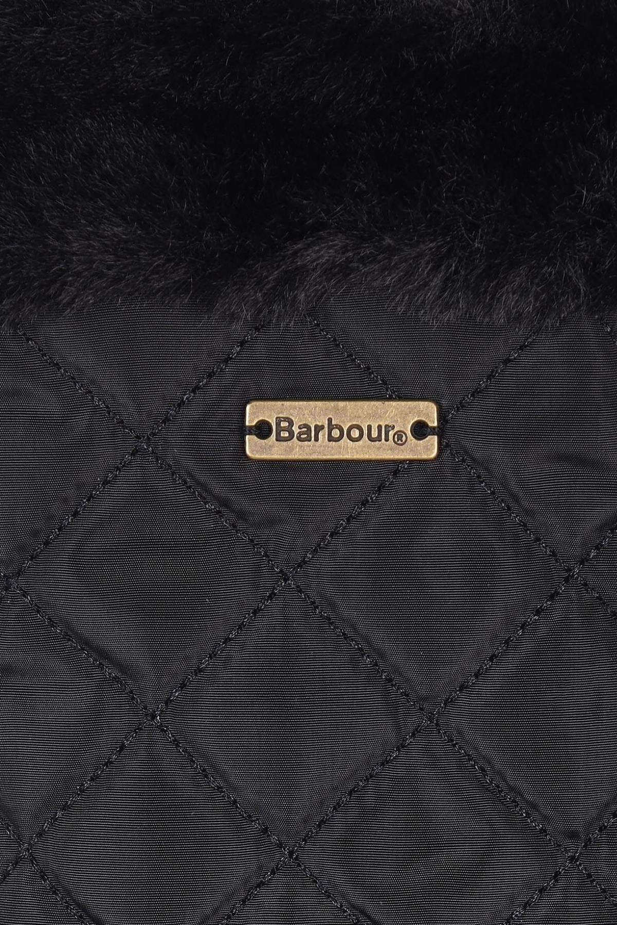 دستکش مشکی زنانه نوروود BK11 سیاه اورجینال Barbour