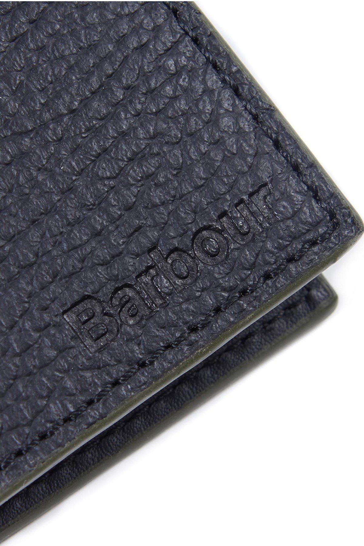 کیف پول مشکی مردانه چرمی بیلیفولد BK11 سیاه Barbour