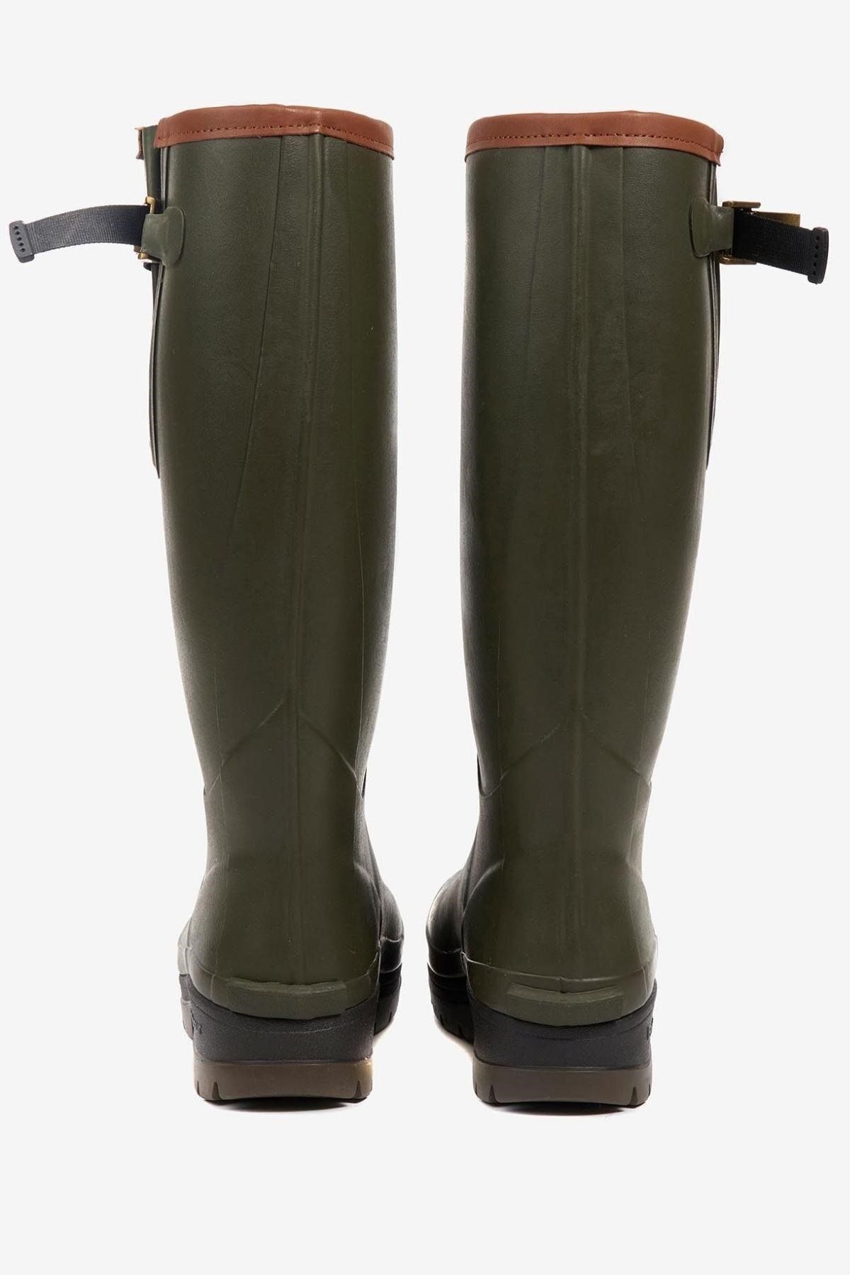 چکمه سبز مردانه های OL51 زیتون اورجینال Barbour