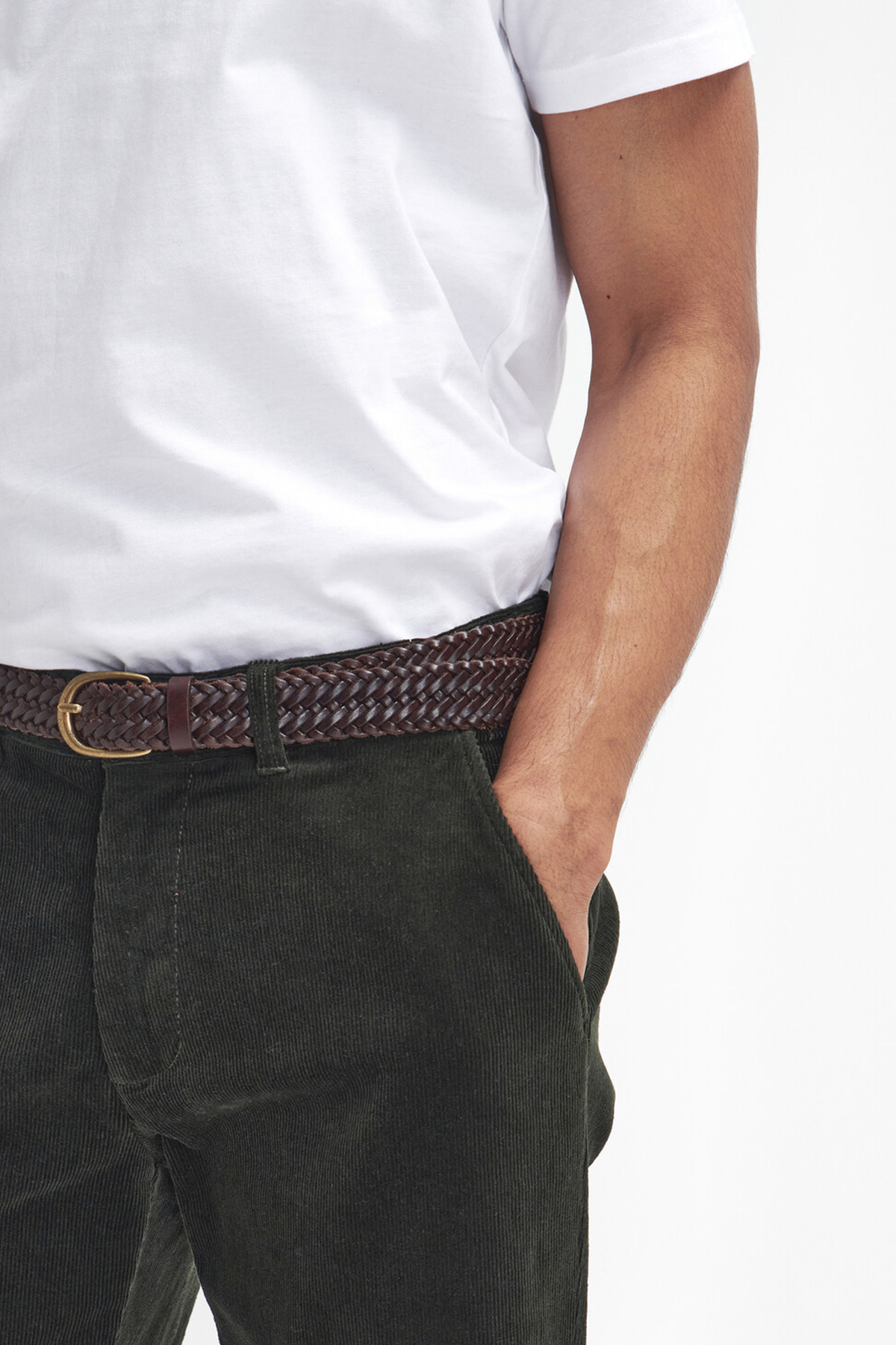 شلوار مردانه راسته فاق نرمال | باربور Barbour MTR0739-503 - تصویر 5