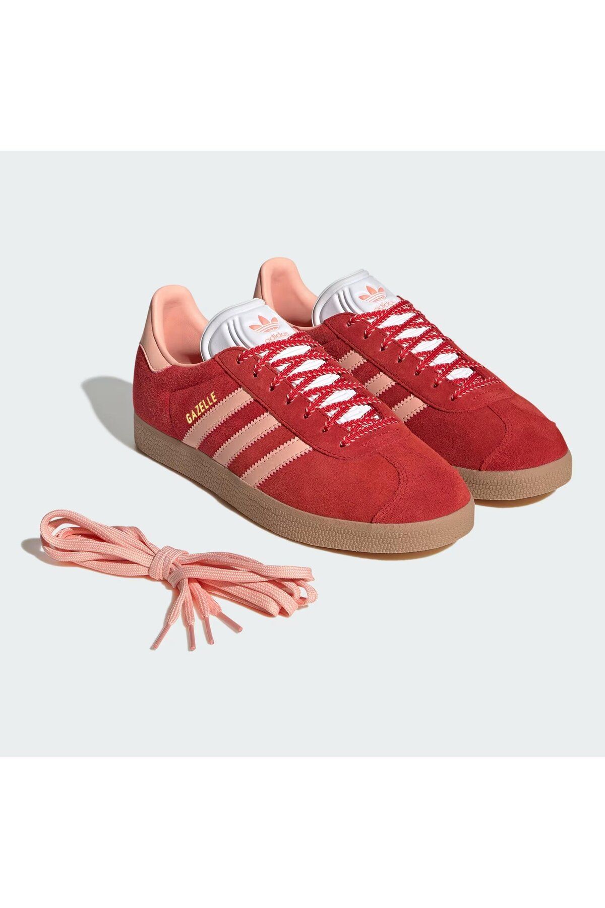 اسنیکر قرمز زنانه کفش ورزشی روزانه غازل adidas