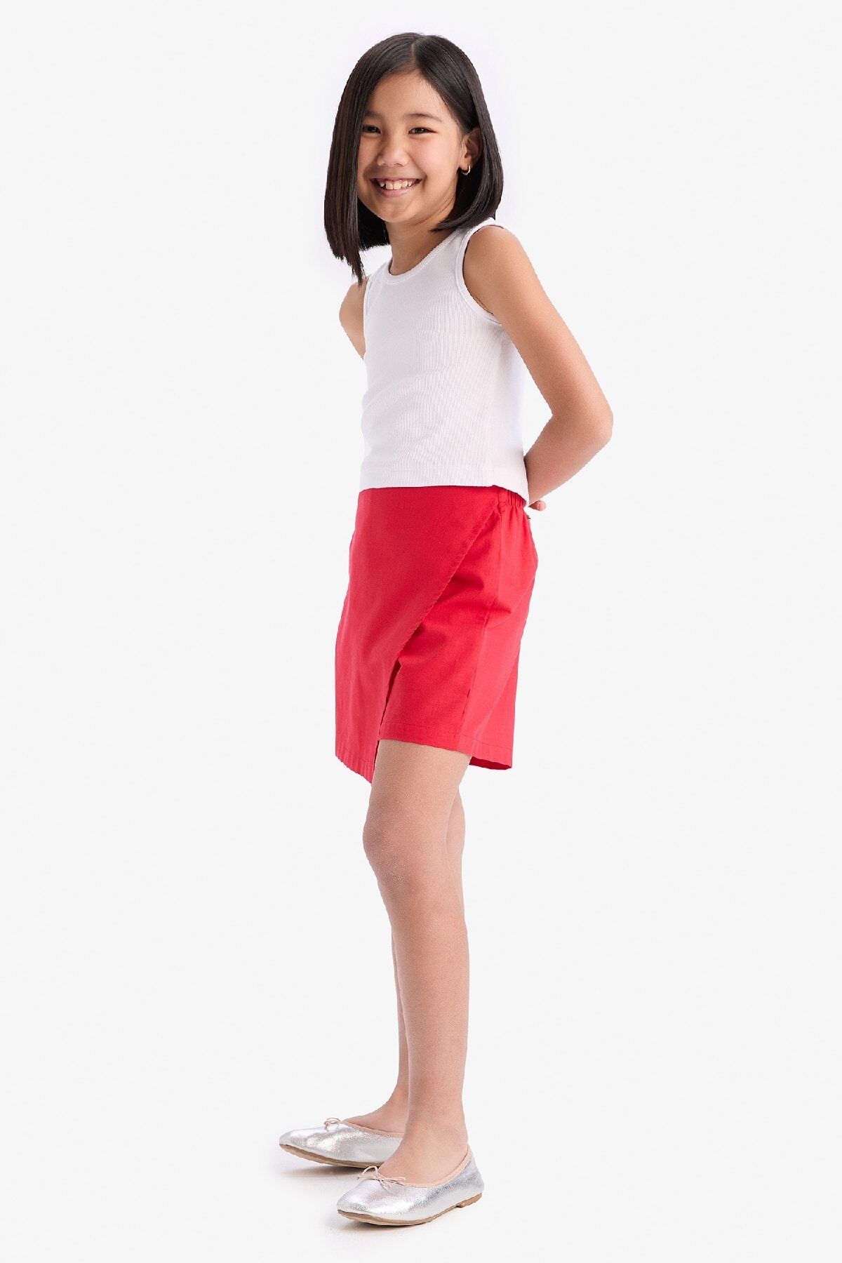 DeFacto-Girl's Cotton Shorts Skirt E6498A825Hs 3