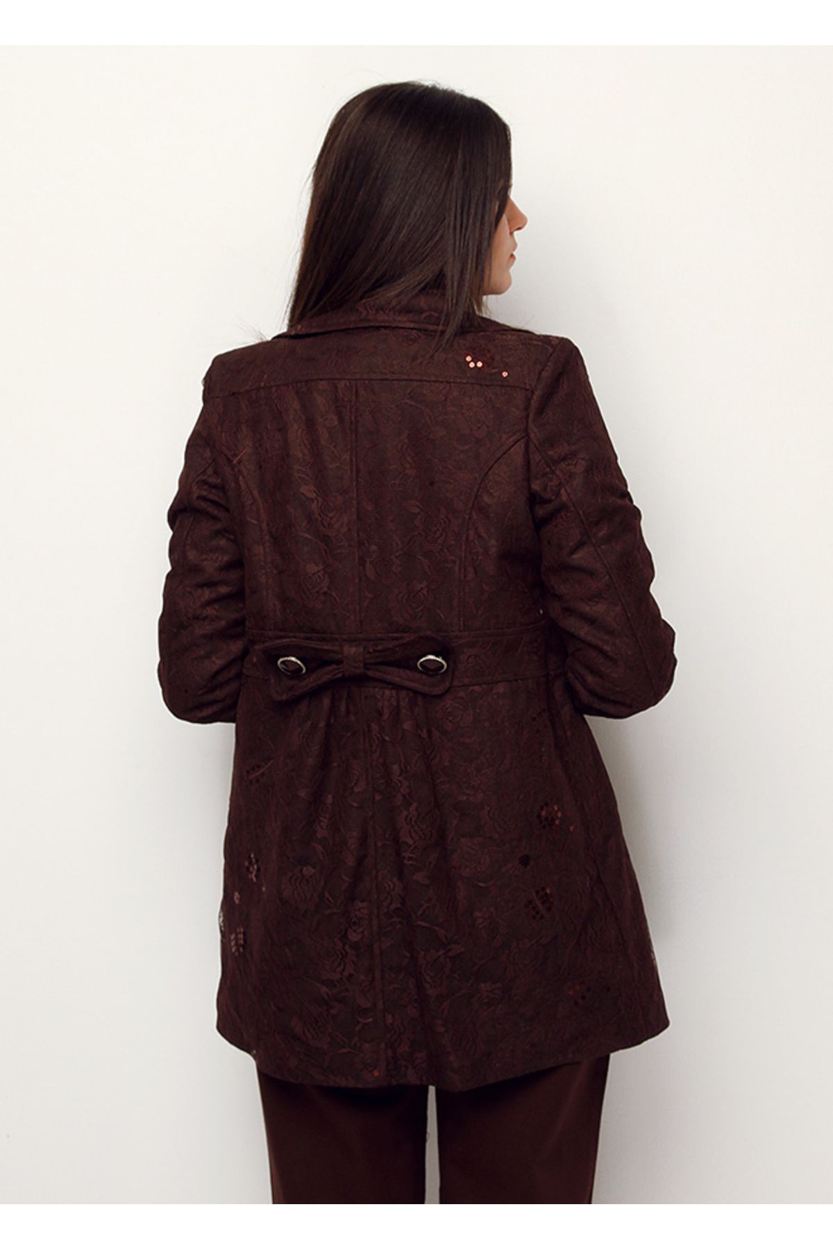 Sense-Ün Back Bow Knot Filota Pocket Lace B.Bed.Kab |   Kbn12337Bb Coffee 2
