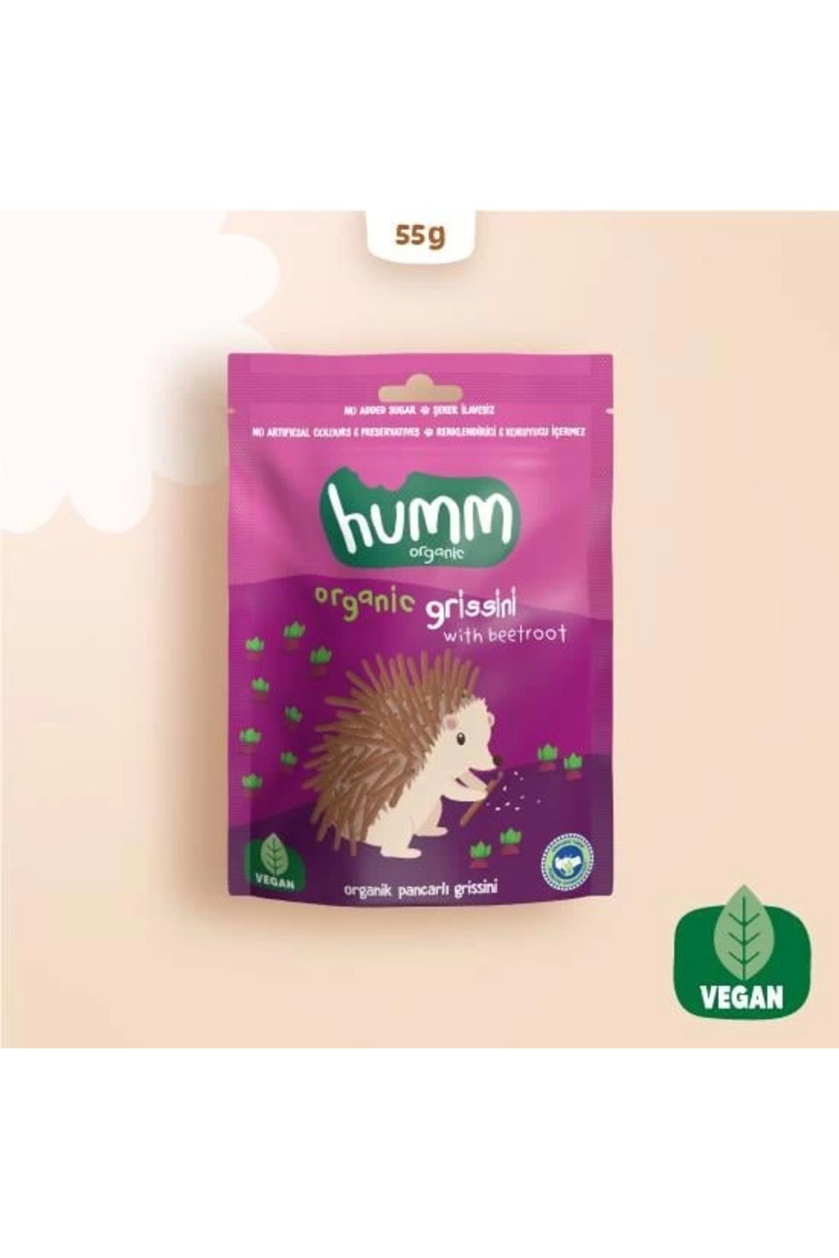 YTT Marketing humm organik vegan pancarlı grissini 55 gr