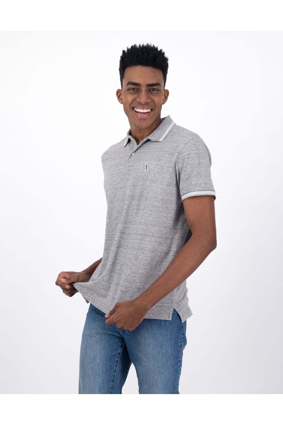 AMERICAN EAGLE-AE Pique Polo Shirt 1