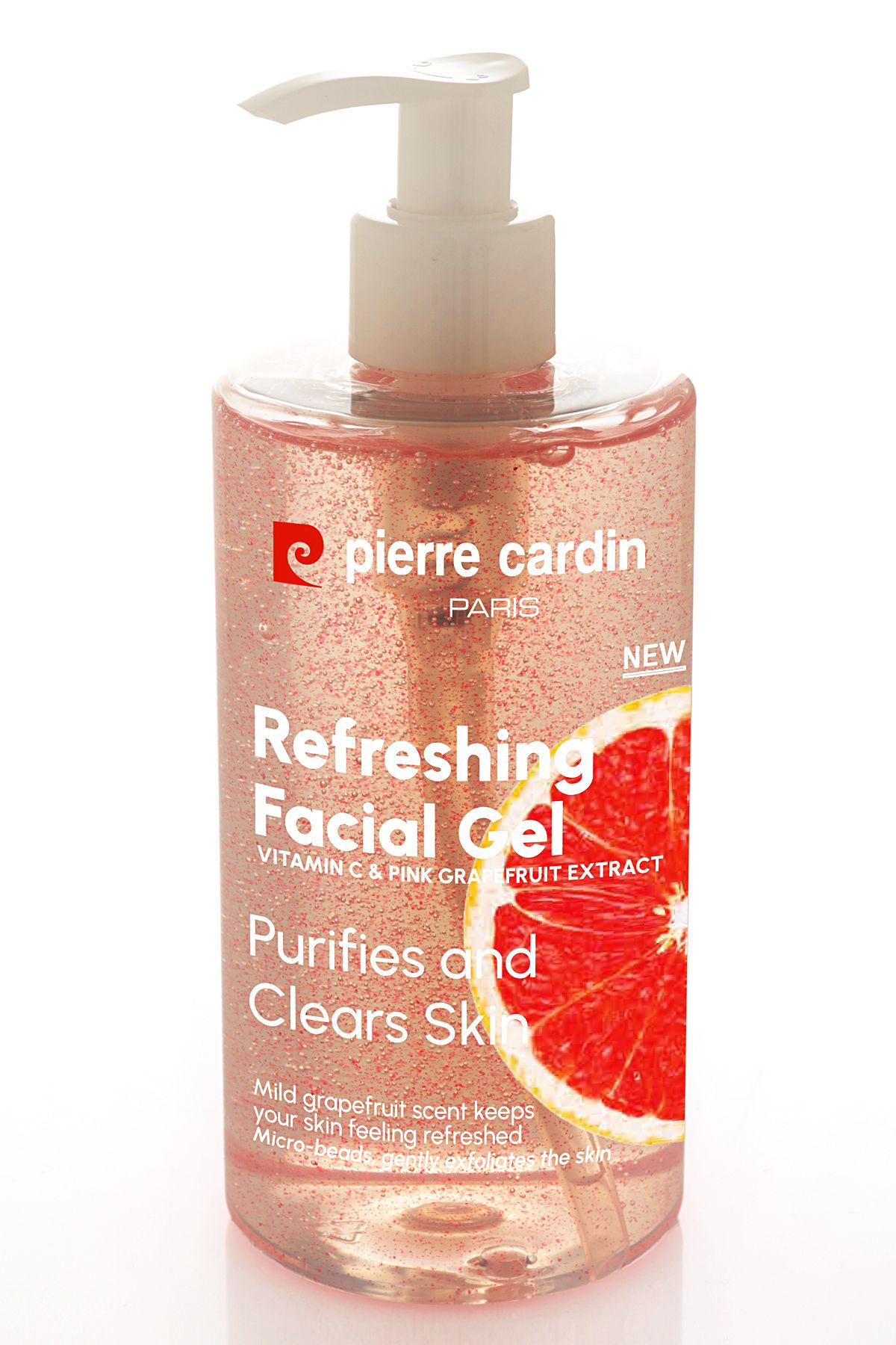 Pierre Cardin-400 ml Refreshing Facial Cleanser with Vitamin C and Pink Grapefruit Extract - Foam Gel 4