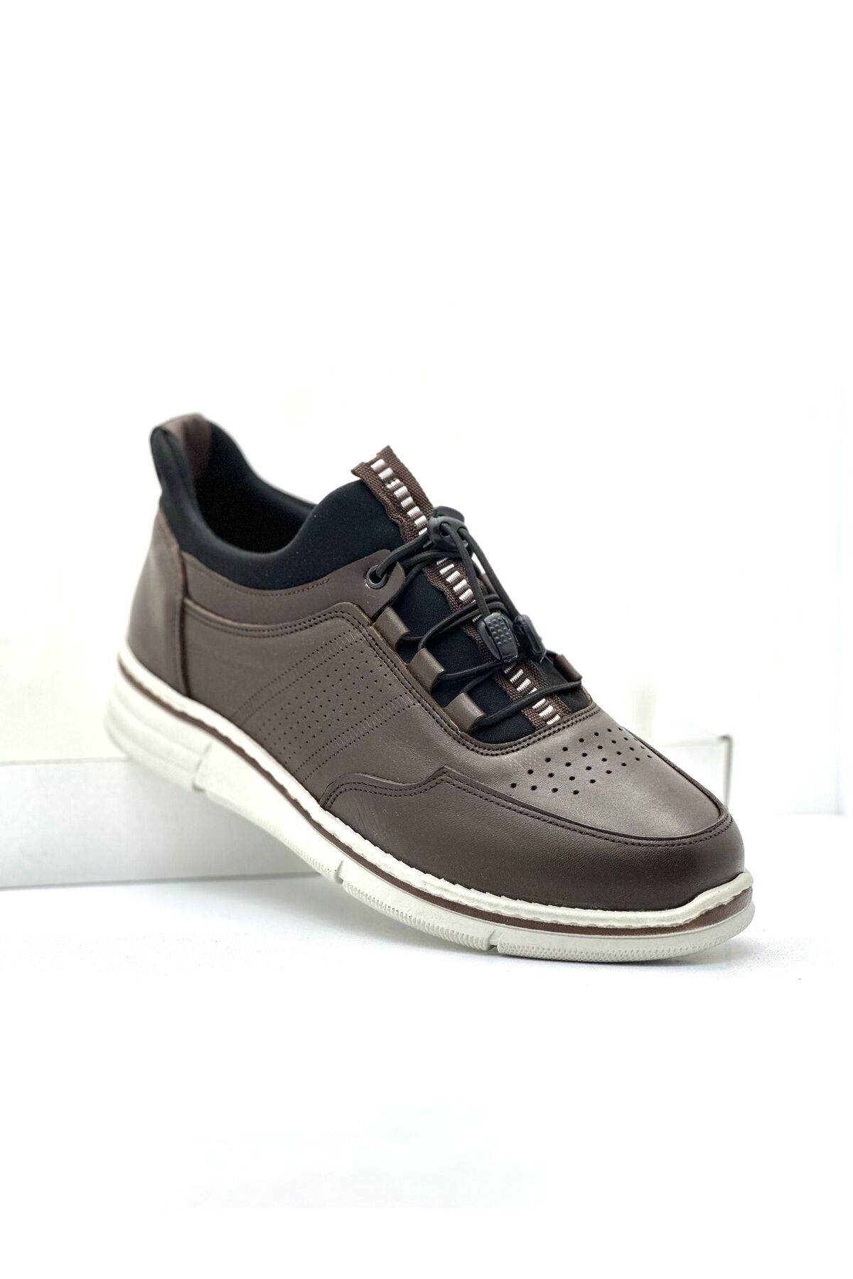 کفش های کژوال مردانه روزانه چرمی ساخت هوایی سبک و فوق العاده راحت ورزشی روزمره BESS SHOES