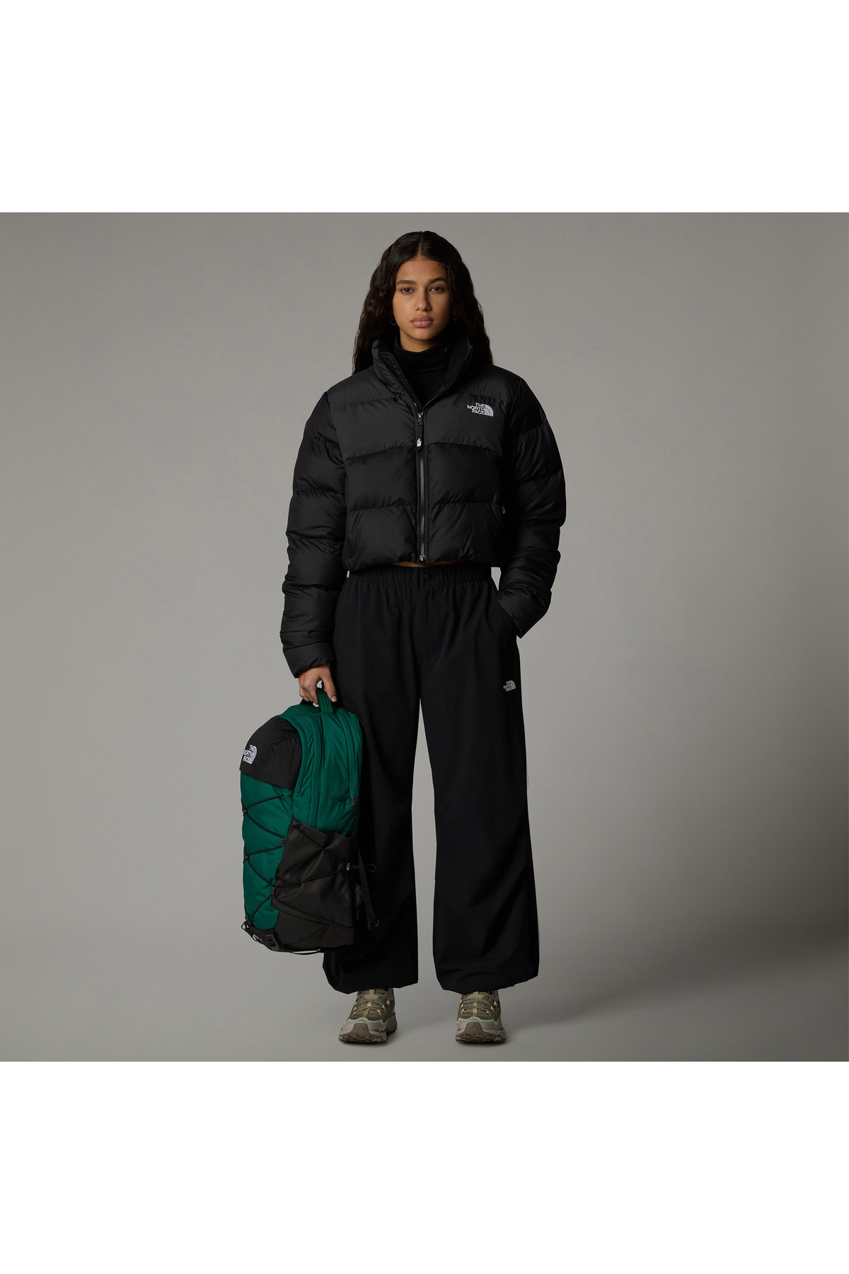 THE NORTH FACE Cropped Saikuru Kadın Siyah Outdoor Mont görsel 6