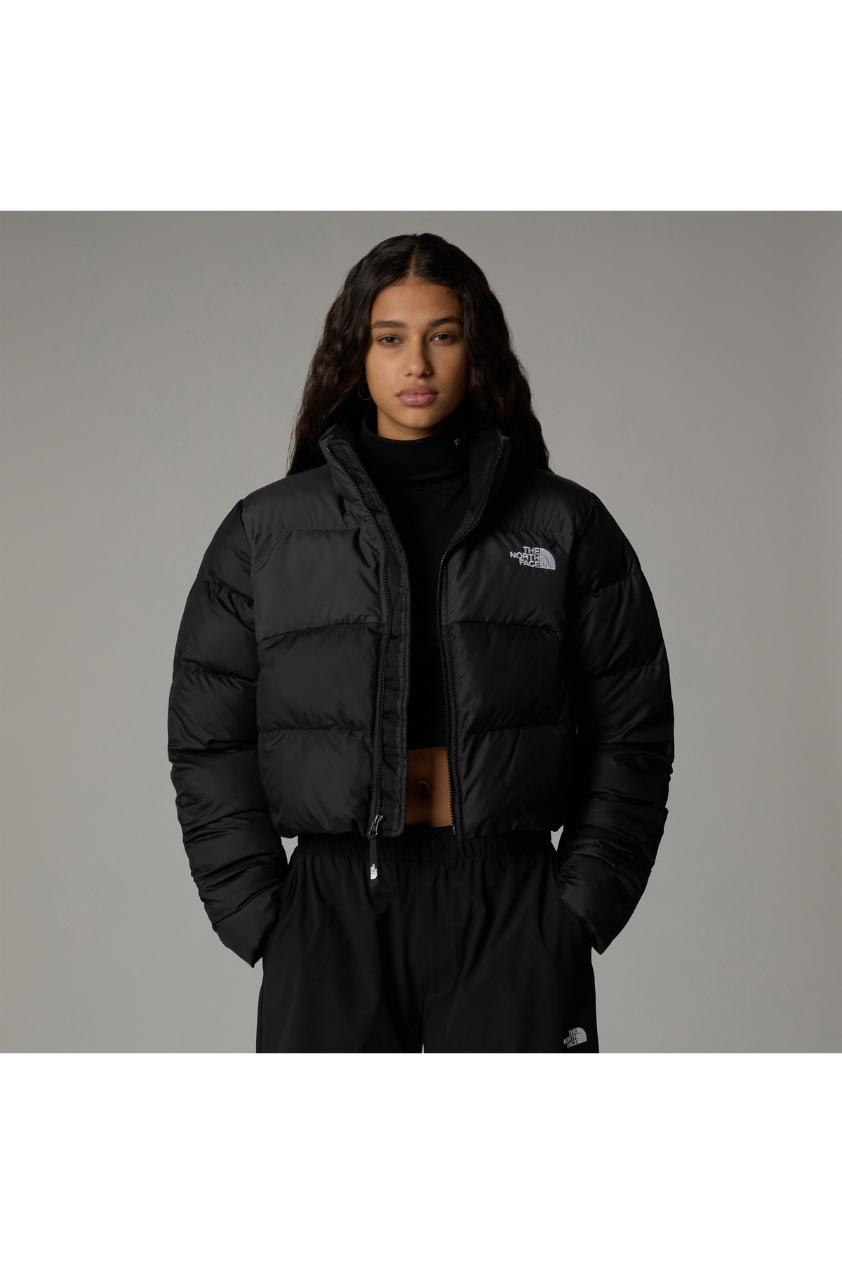 THE NORTH FACE Cropped Saikuru Kadın Siyah Outdoor Mont
