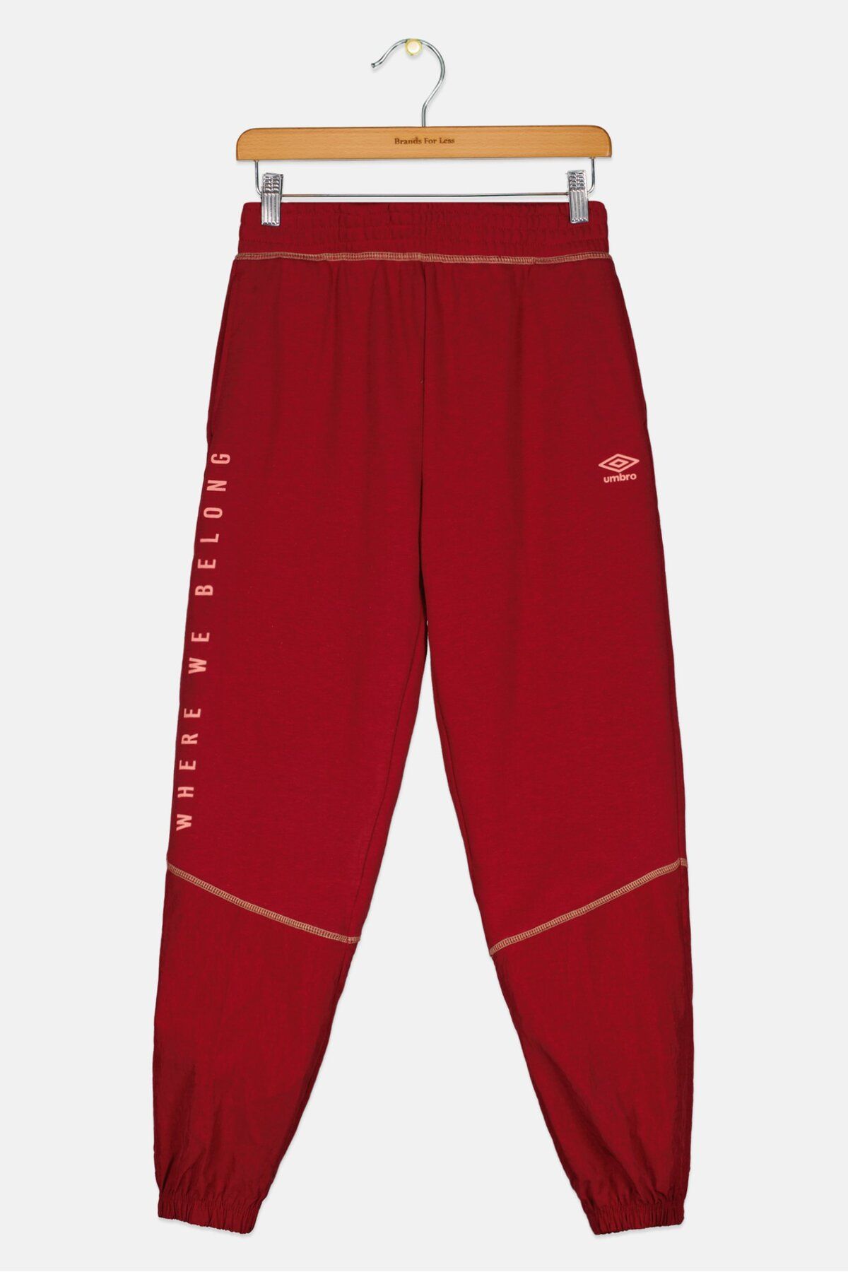 UMBRO-Kids Girl Sportswear Sweatpants, Red 1