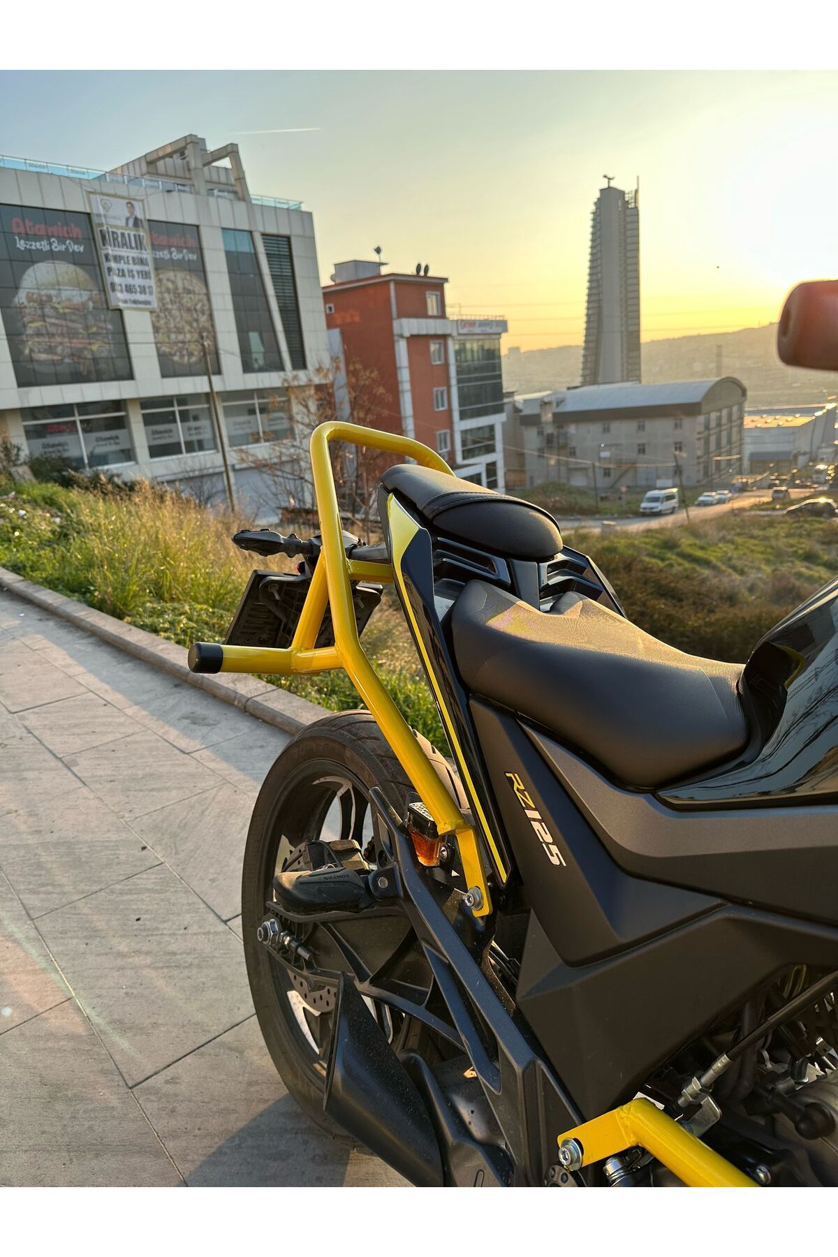 Hamza Motors Rks Rz 125 Arka Koruma demiri (Sarı)