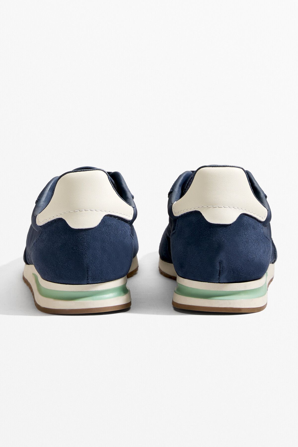 Oysho-Nylon trainers with split-leather pieces 5