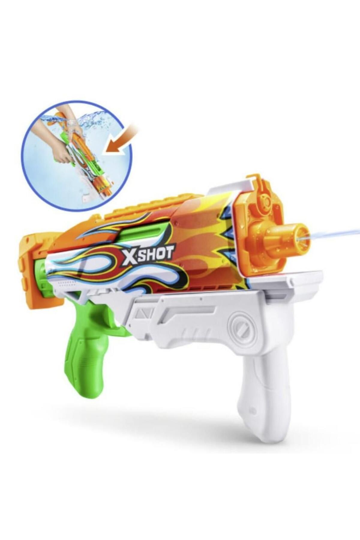 NLB TİCARET X-SHOT Su Tabancası - Hızlı Doldurma Fonksiyonlu - Yeşil