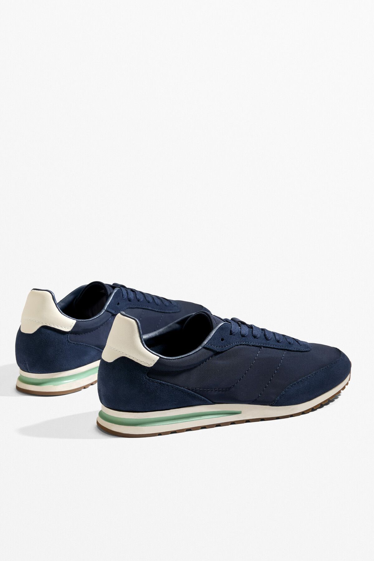 Oysho-Nylon trainers with split-leather pieces 6