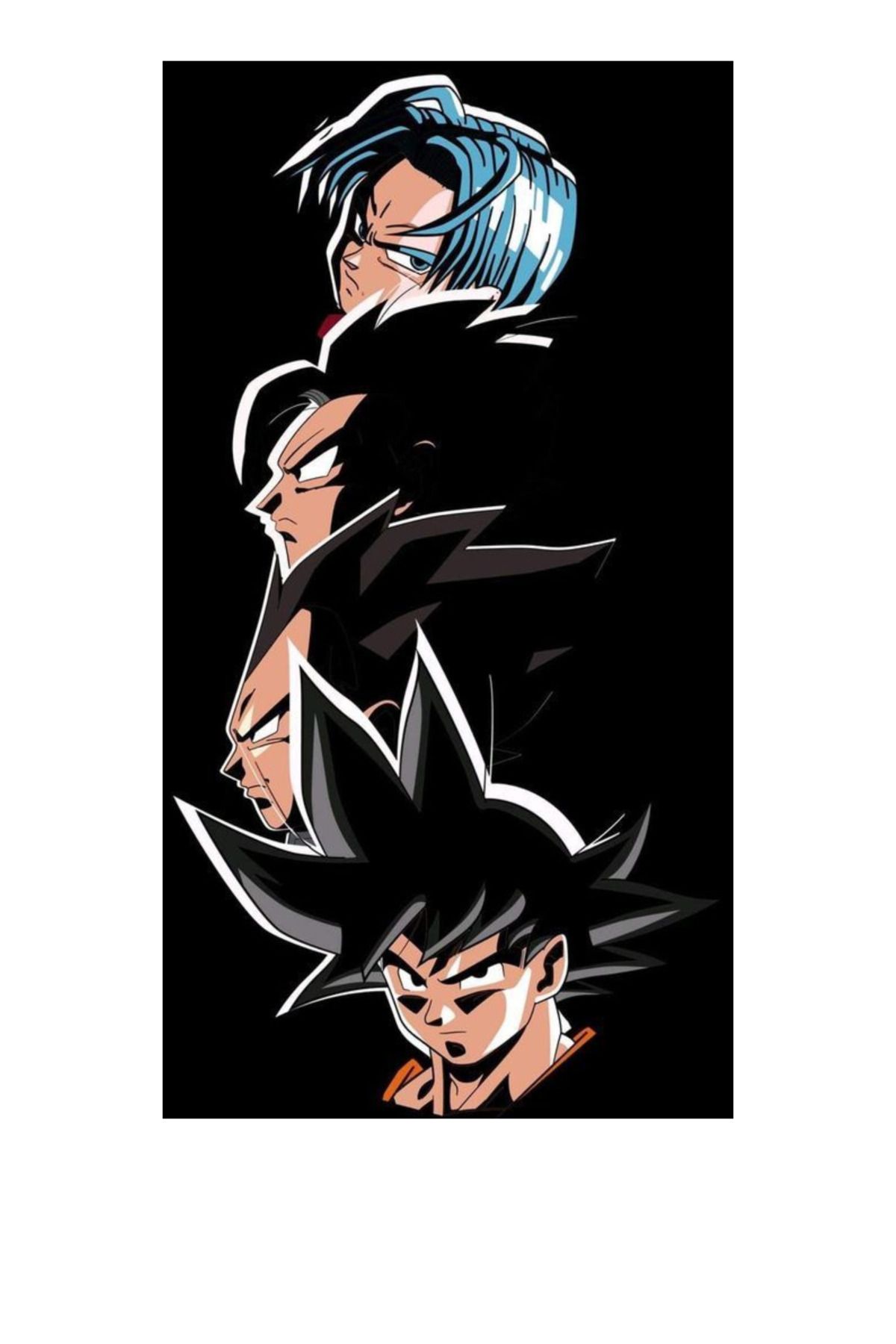 WHB GOKU - 25Cmx 35Cm Ütü Ile yapışan Tekstil DTF Baskı görsel