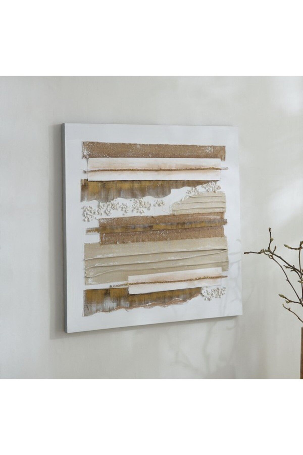Home Box-Nairobi 3D Hand Painted Wall Art - 80x3x80 cm 1