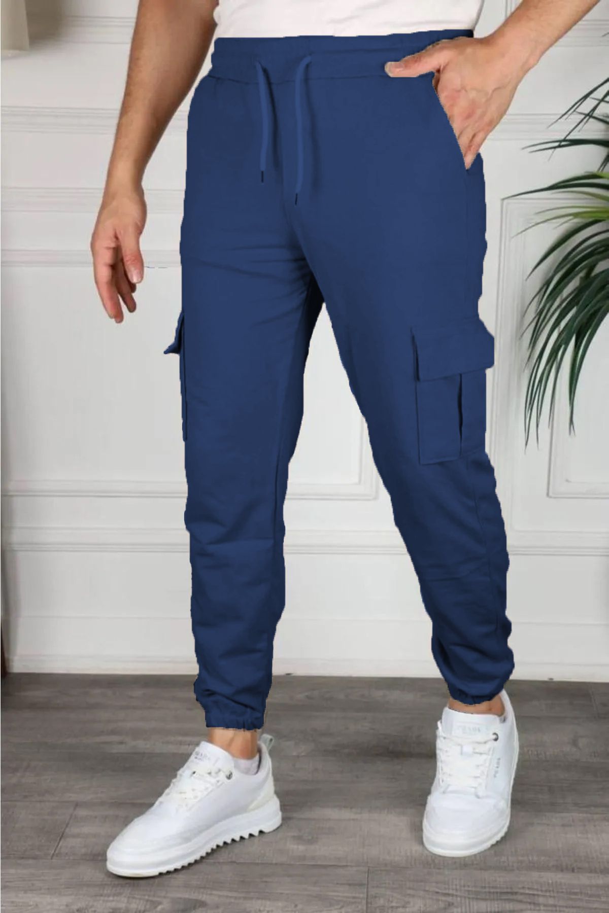 SURMARİ-Pantaloni de trening unisex cu buzunare cargo 4