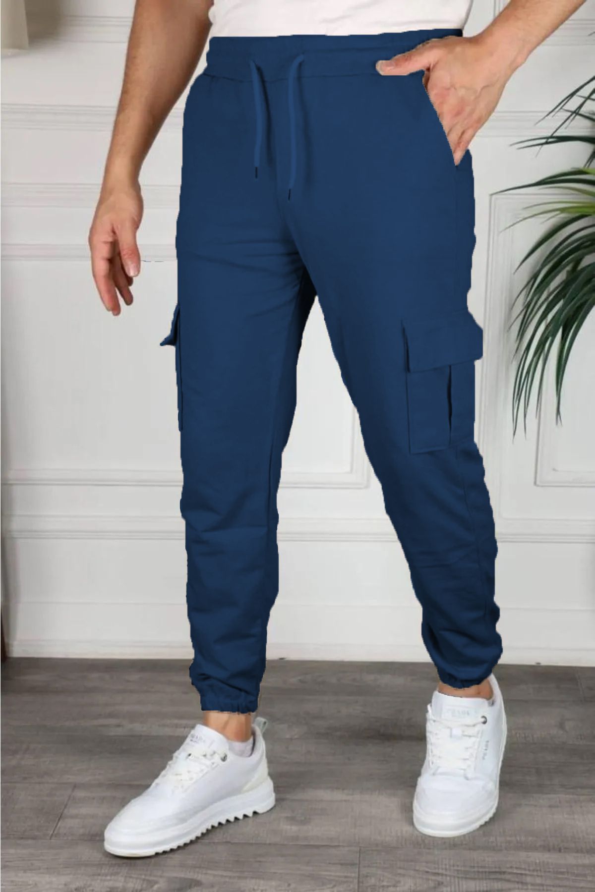 SURMARİ-Pantaloni de trening unisex cu buzunare cargo 6