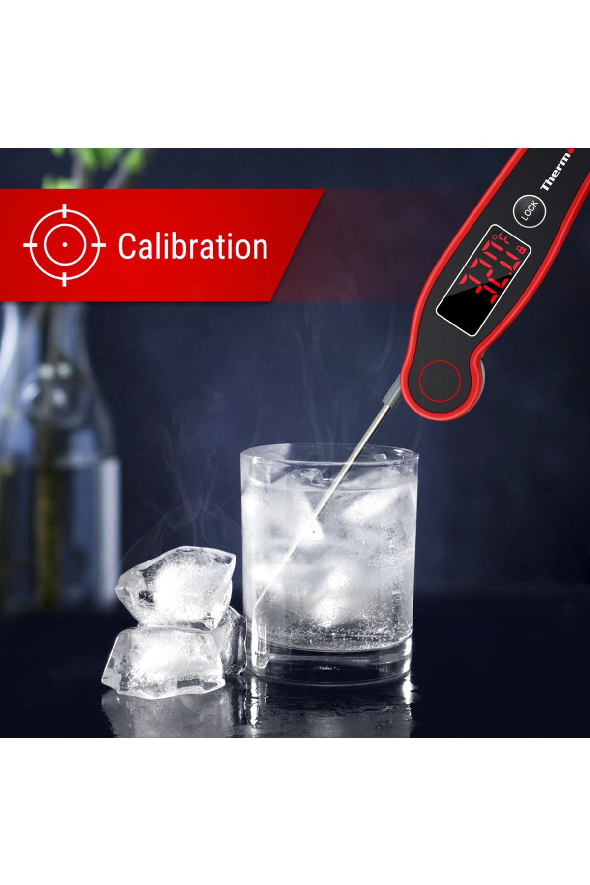 Choice-Thermopro Tp19 Fast Reading Waterproof Led Display Antimicrobial Meat Thermometer Digital Bbq The... 4
