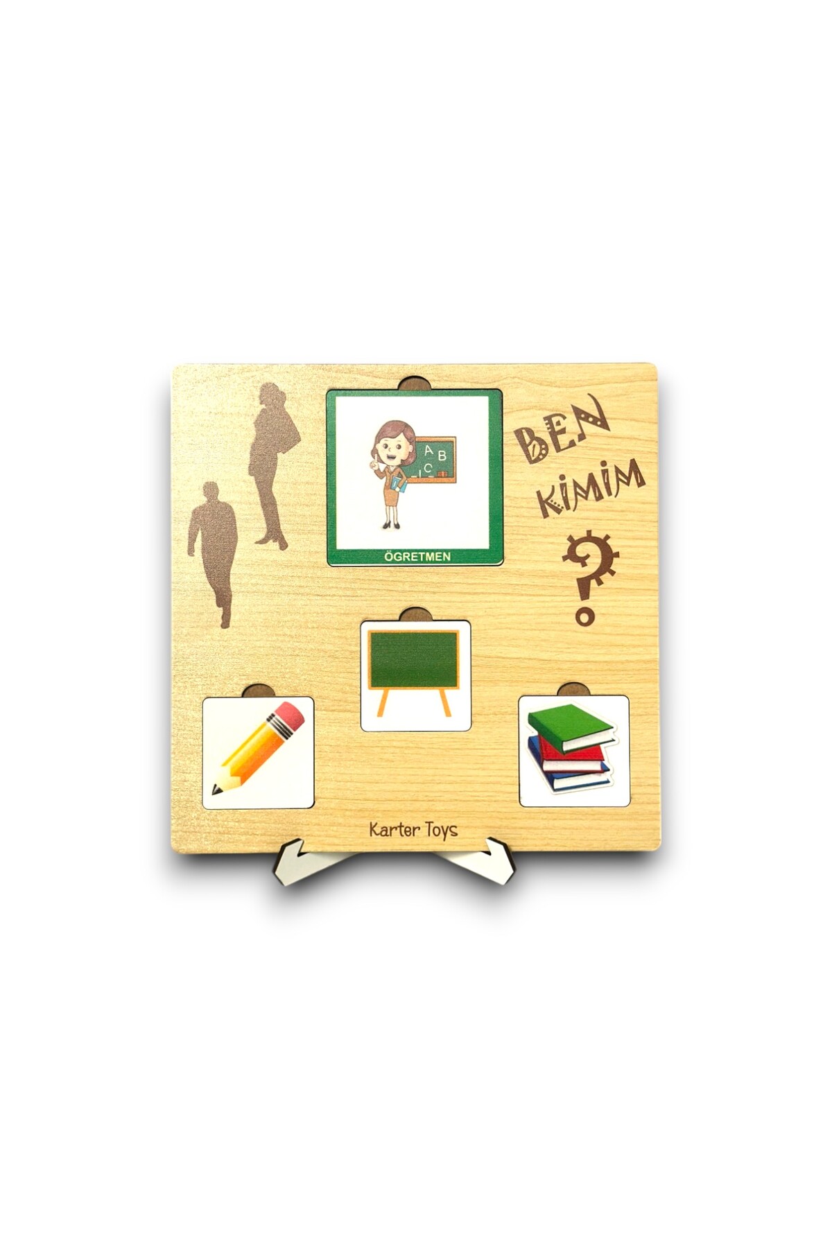 Karter İnovasyon Meslekleri Ögreniyorum,Ahsap Meslek Kartlari,Montessori Egitici Oyuncak,Meslek Kartlari,Meslek Oyunu fotoğrafı 5 (önizleme)