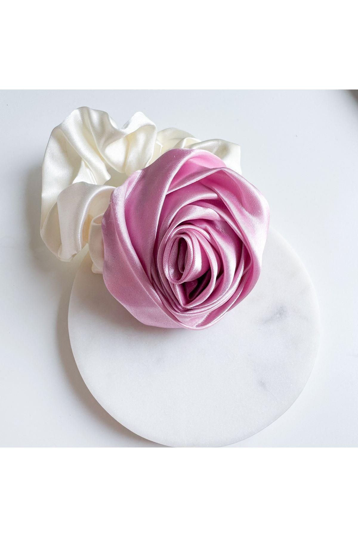 Venus Design-Satin Rose Elastic Buckle 1