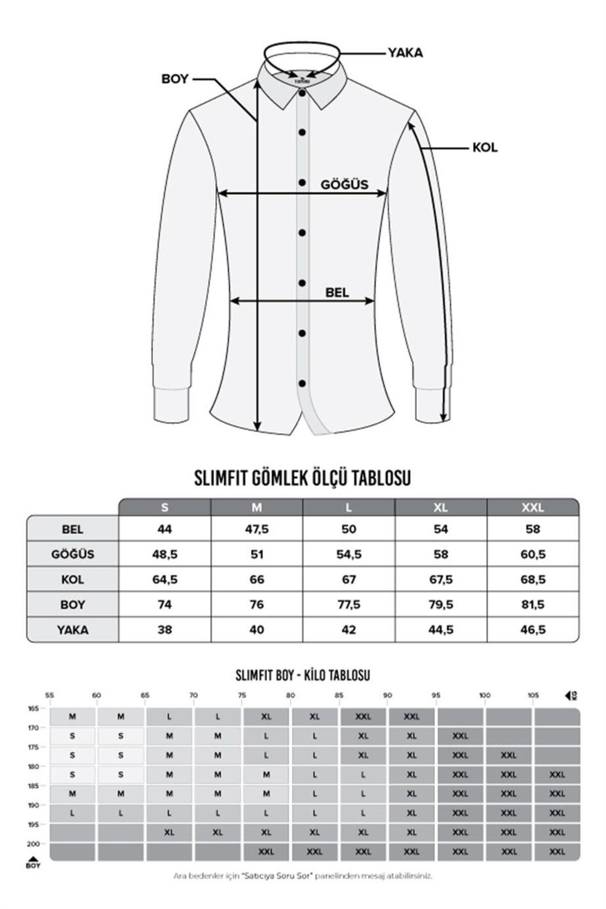 Tudors-Slim Fit hosszú ujjú pamut Easy Iron férfi kék ing 5