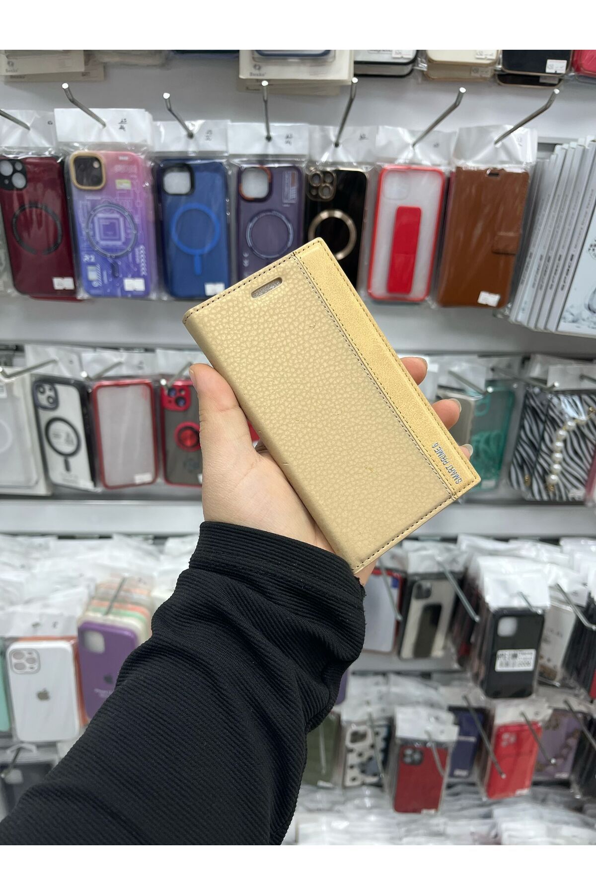 TECNOTREND VODOFONE SMART PRİME 6 DİKİŞLİ KAPAKLI KILIF