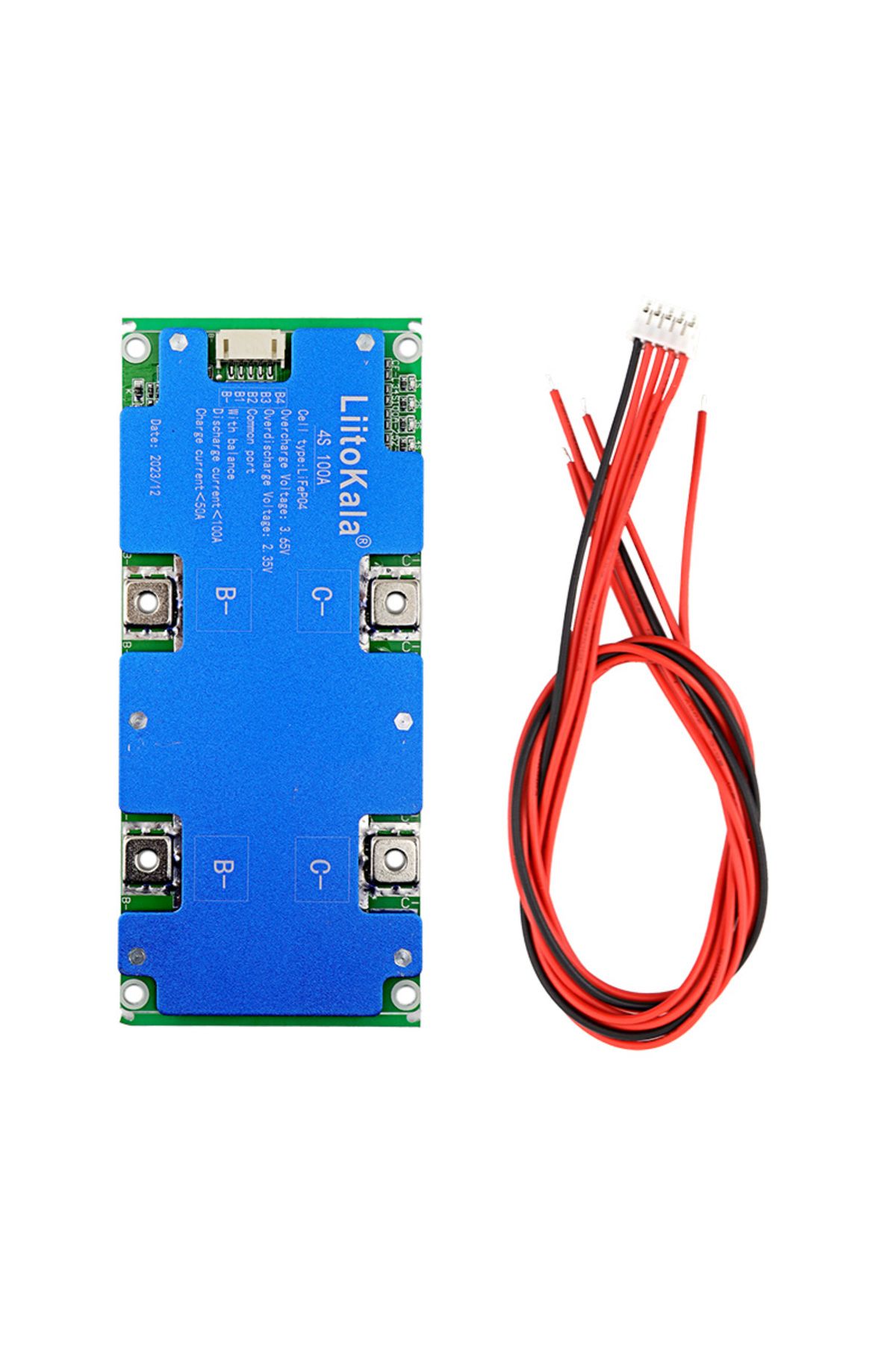liitokala-4s 12v 100a Bms Lifepo4 Lithium Iron Phosphate Battery Protection Circuit Board With Ba... 3