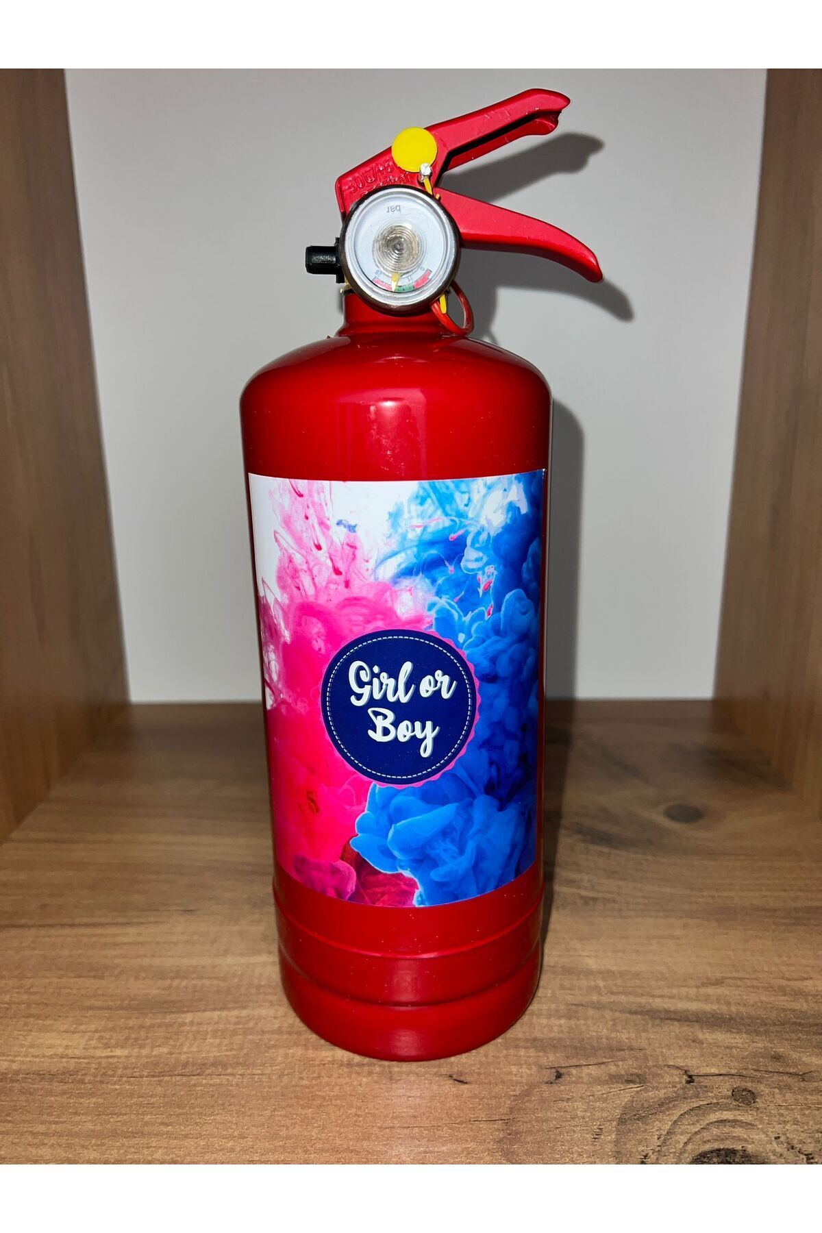 TURKISHFIRE YANGIN SÖNDÜRME SİSTEMLERİ Baby Shower Cinsiyet Tüpü Pembe