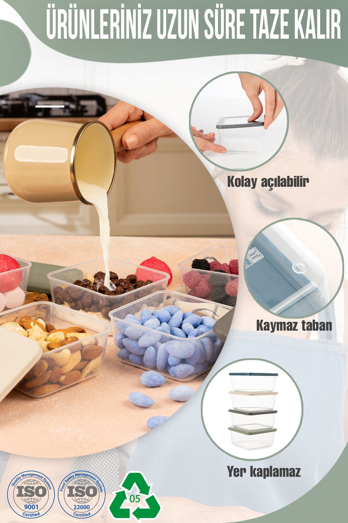 Sunplast-Pack of 4 Me Mini Storage Container with Lid, Food, Picnic Storage Container, Breakfast Set 6