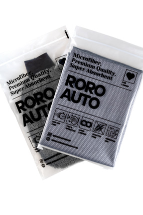 RoroAuto Roro Auto Olimpos Mikrofiber Oto Cam Bezi 50X70 Gri & Gri Araba Yıka...