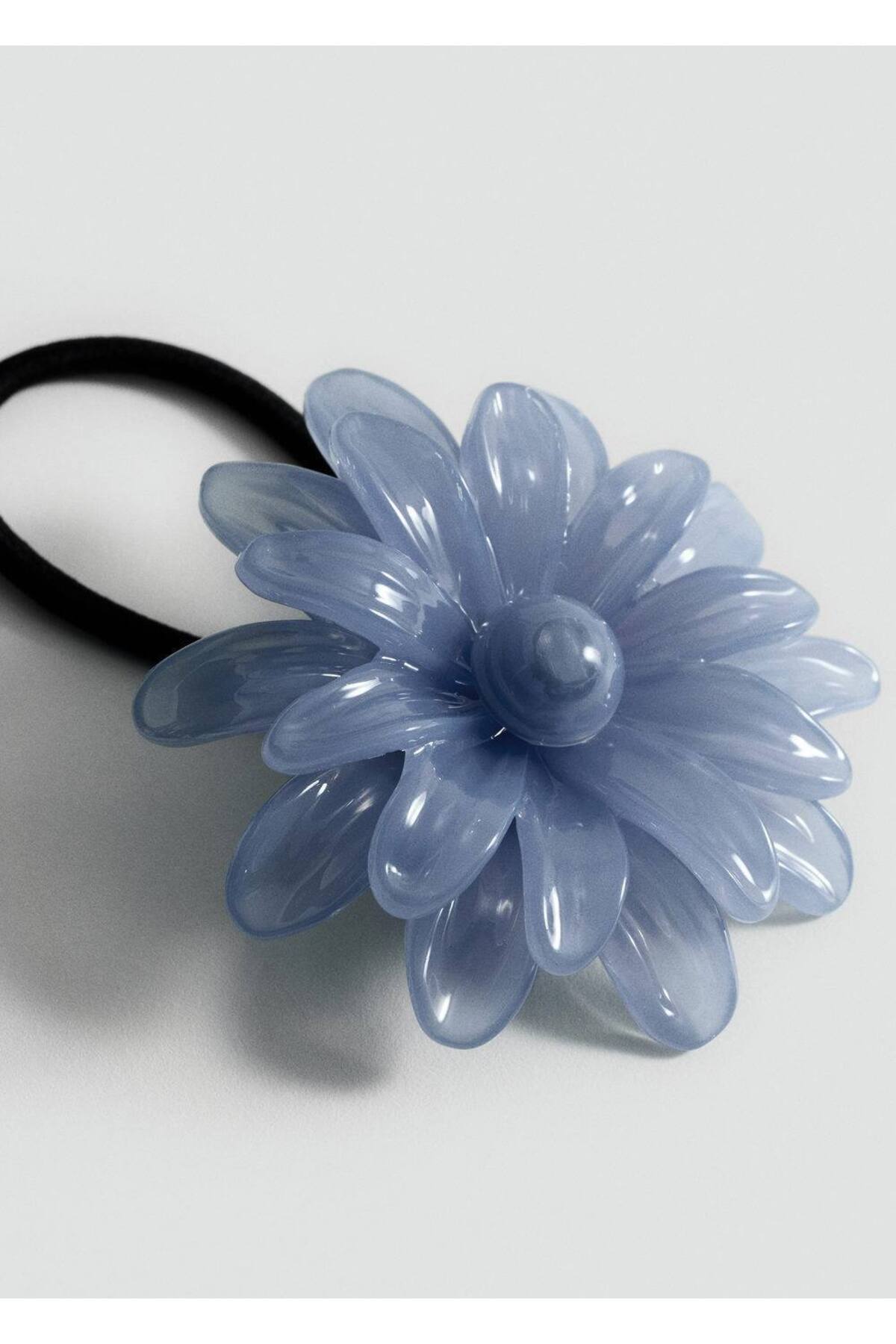 Çiçek detaylı saç lastiği