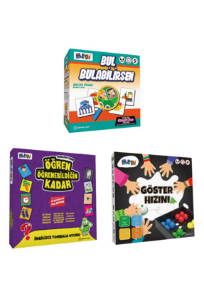 medi ÖĞREN ÖĞRENEBİLDİĞİN KADAR + BUL BULABİLİRSEN + GÖSTER HIZINI ( 3'LÜ SET )