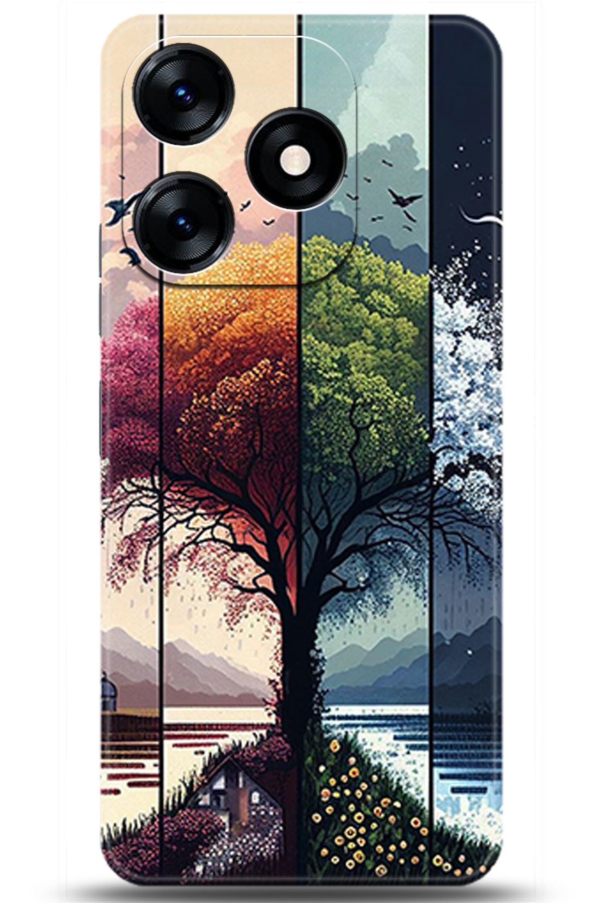 TECNO Spark 10 Kılıf HD Baskılı Kılıf - Central Anatolia Series 5369