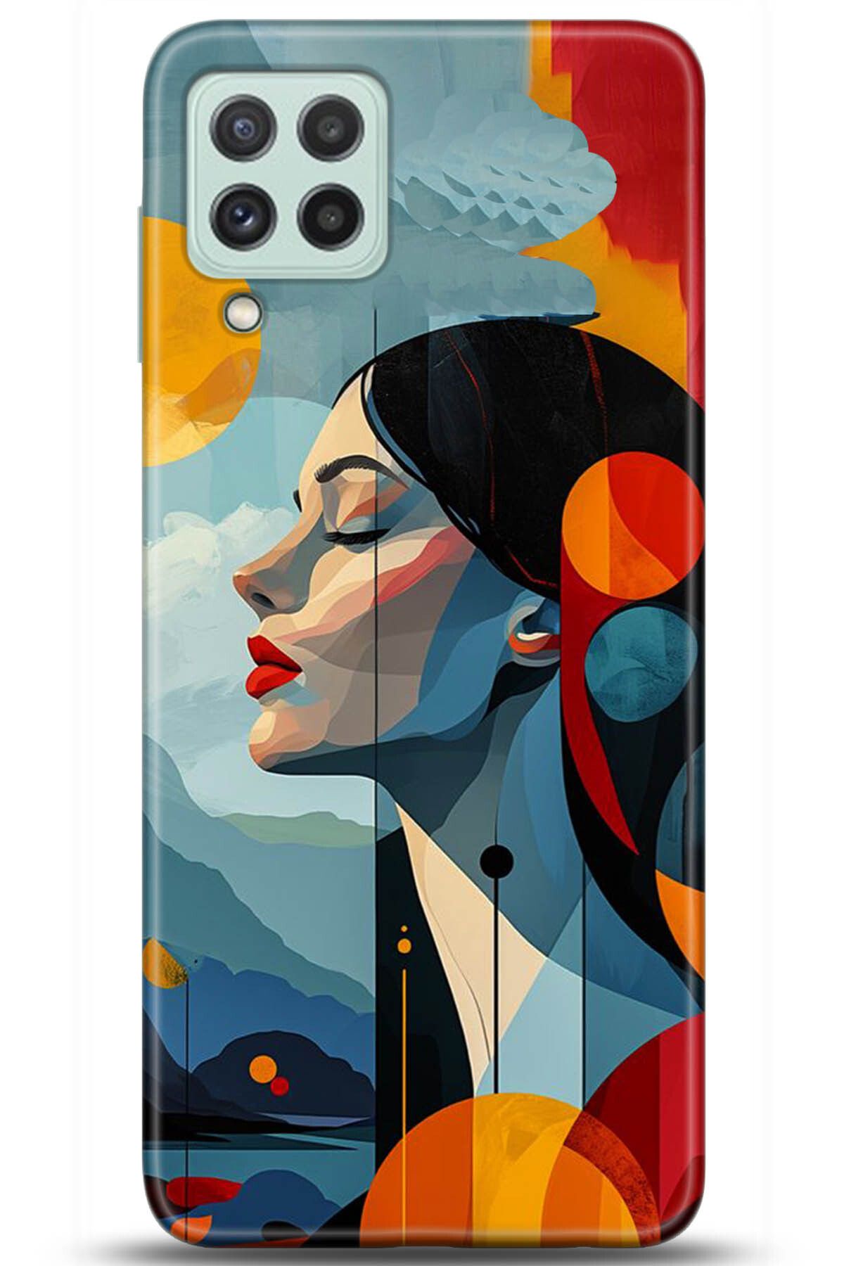 adveksiyon Samsung Galaxy A22 Kılıf HD Baskılı Kılıf - Central Anatolia Series 5367